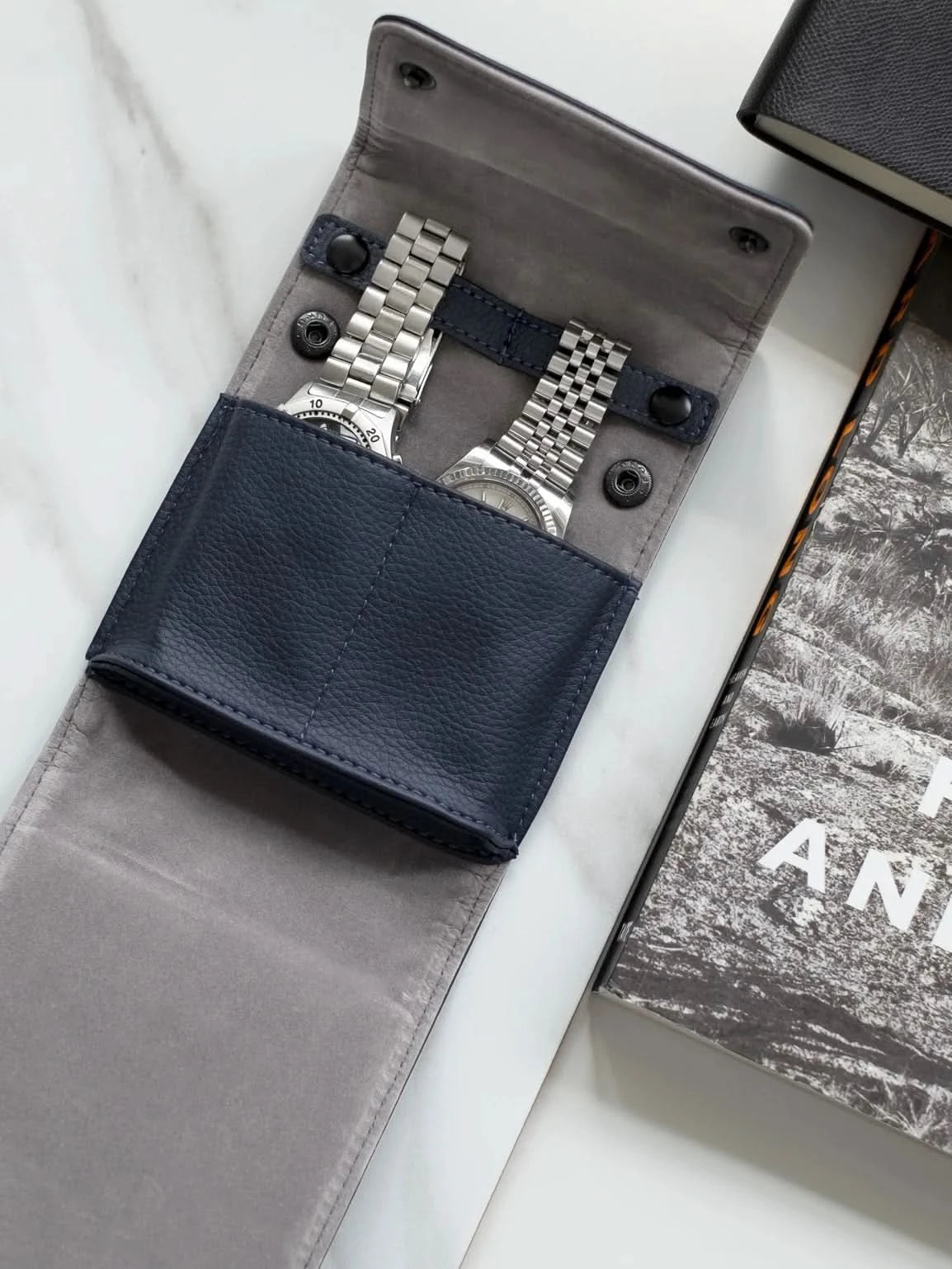 Stackers Horlogewikkel Marineblauw - Mystackers