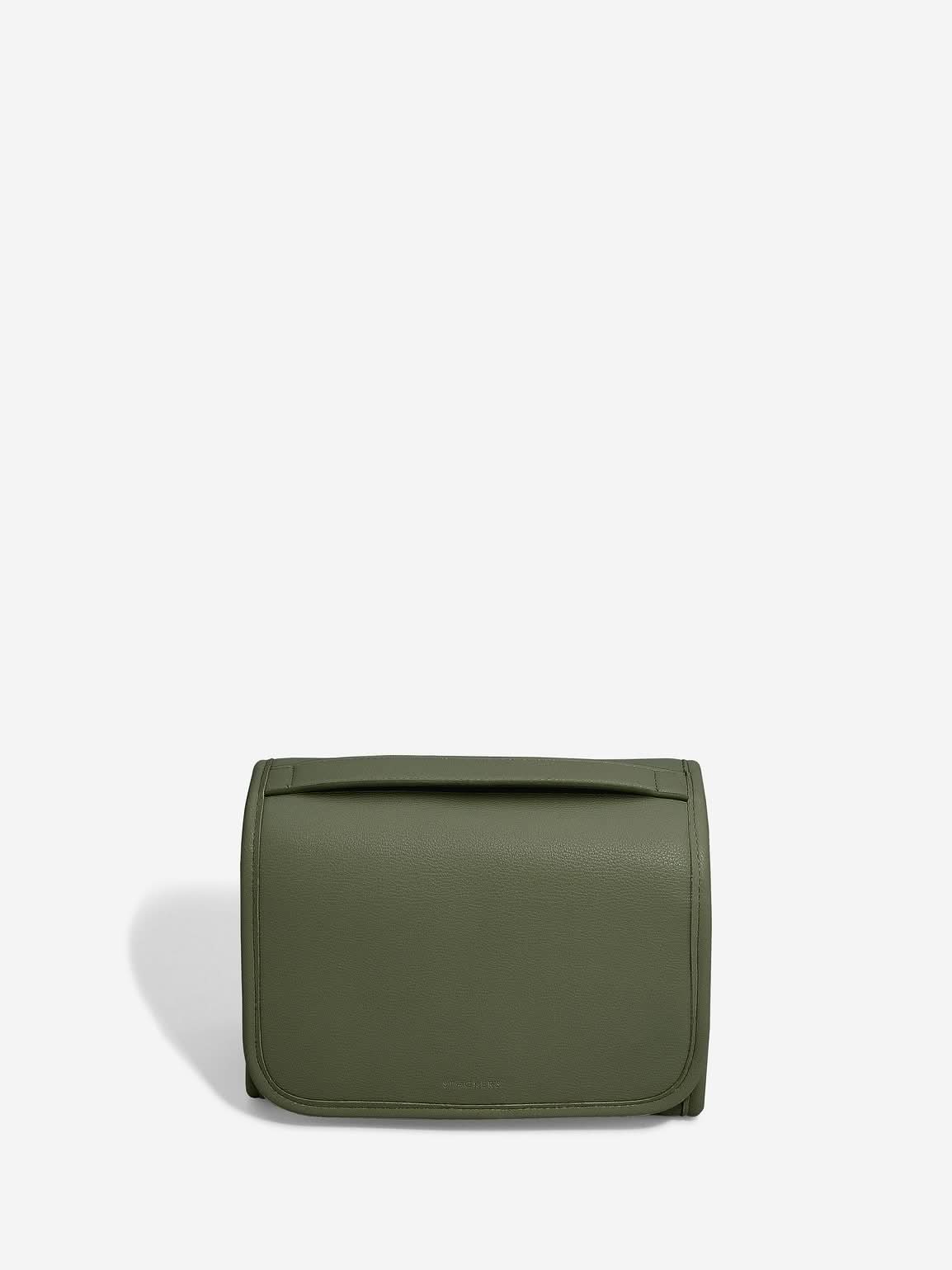 Stackers kleine hangende Toilettas Olijfgroen - Mystackers