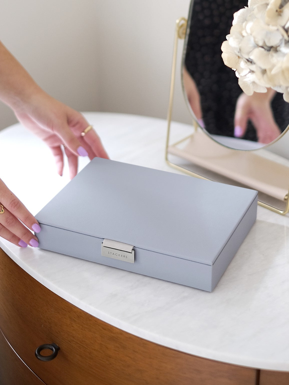 Stackers Lid for Classic Jewellery Box Lavender