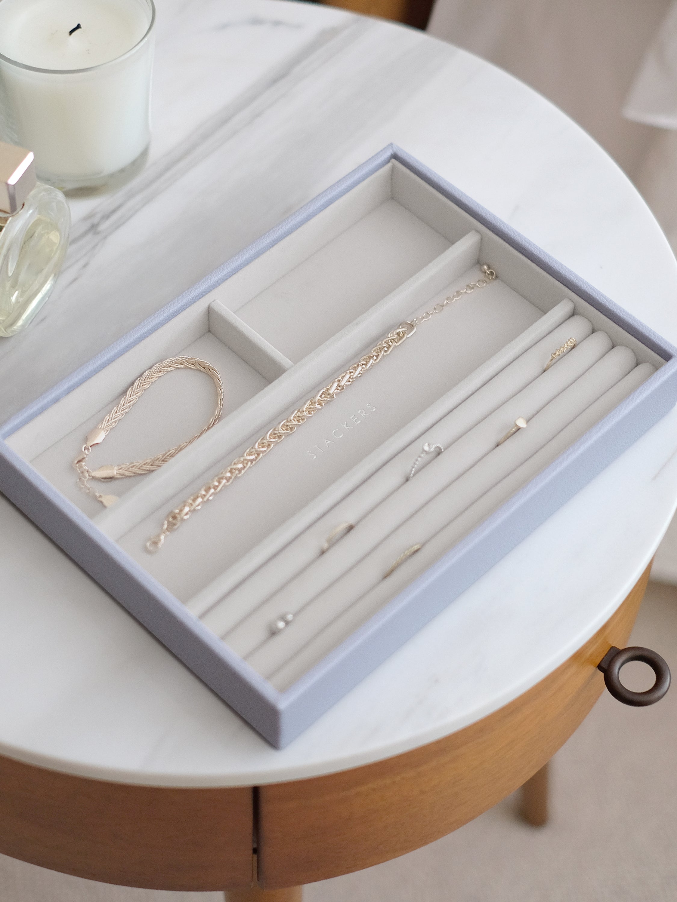 Stackers Ring & Bracelet Layer for Classic Jewellery Box Lavender