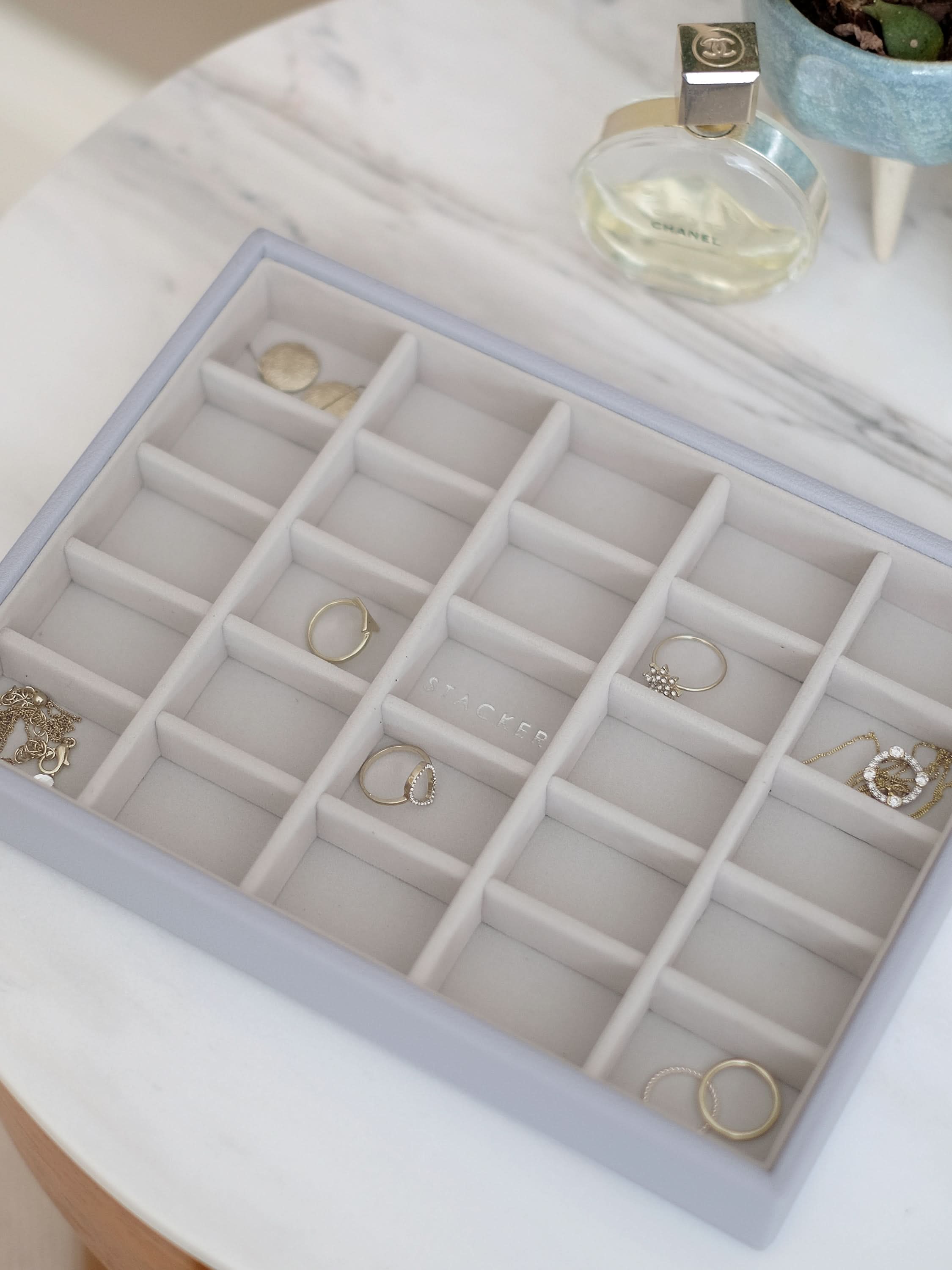 Stackers kleine Sieradenlaag voor Klassieke Juwelendoos Lavendel - Mystackers