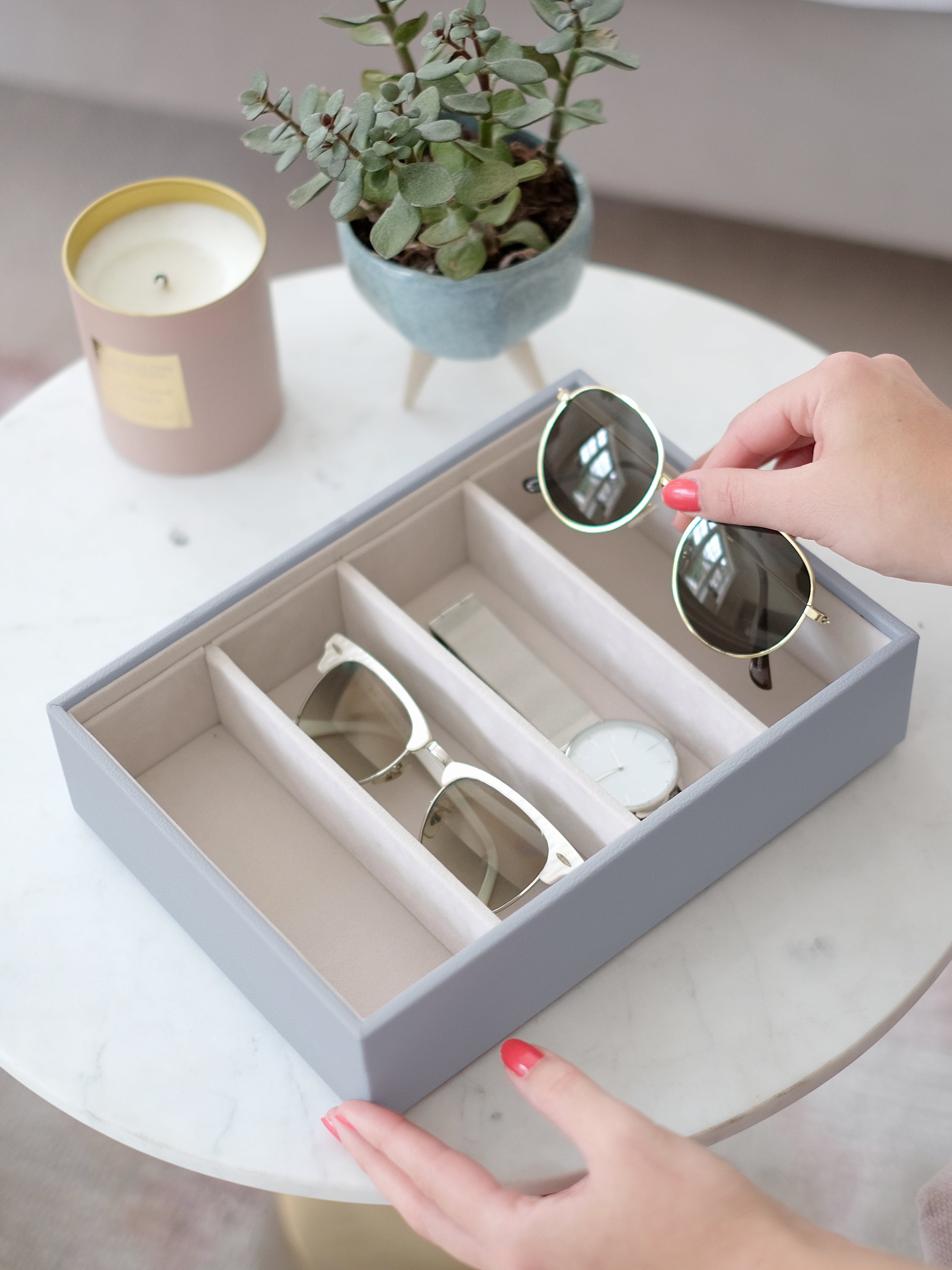Stackers Glasses & Accessories Layer for Classic Jewellery Box Lavender