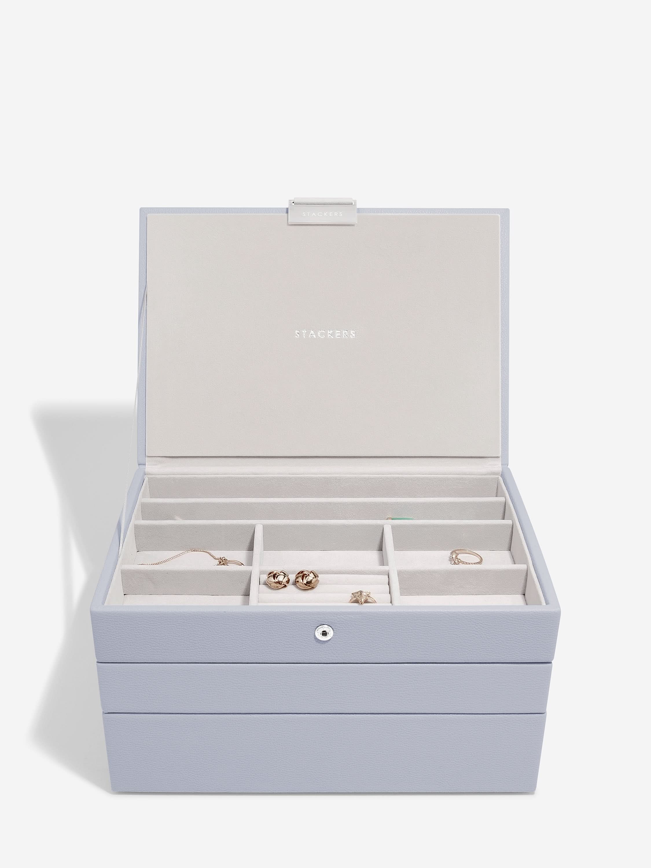 Stackers Klassieke Juwelendoos Set van 3 Lavendel - Mystackers