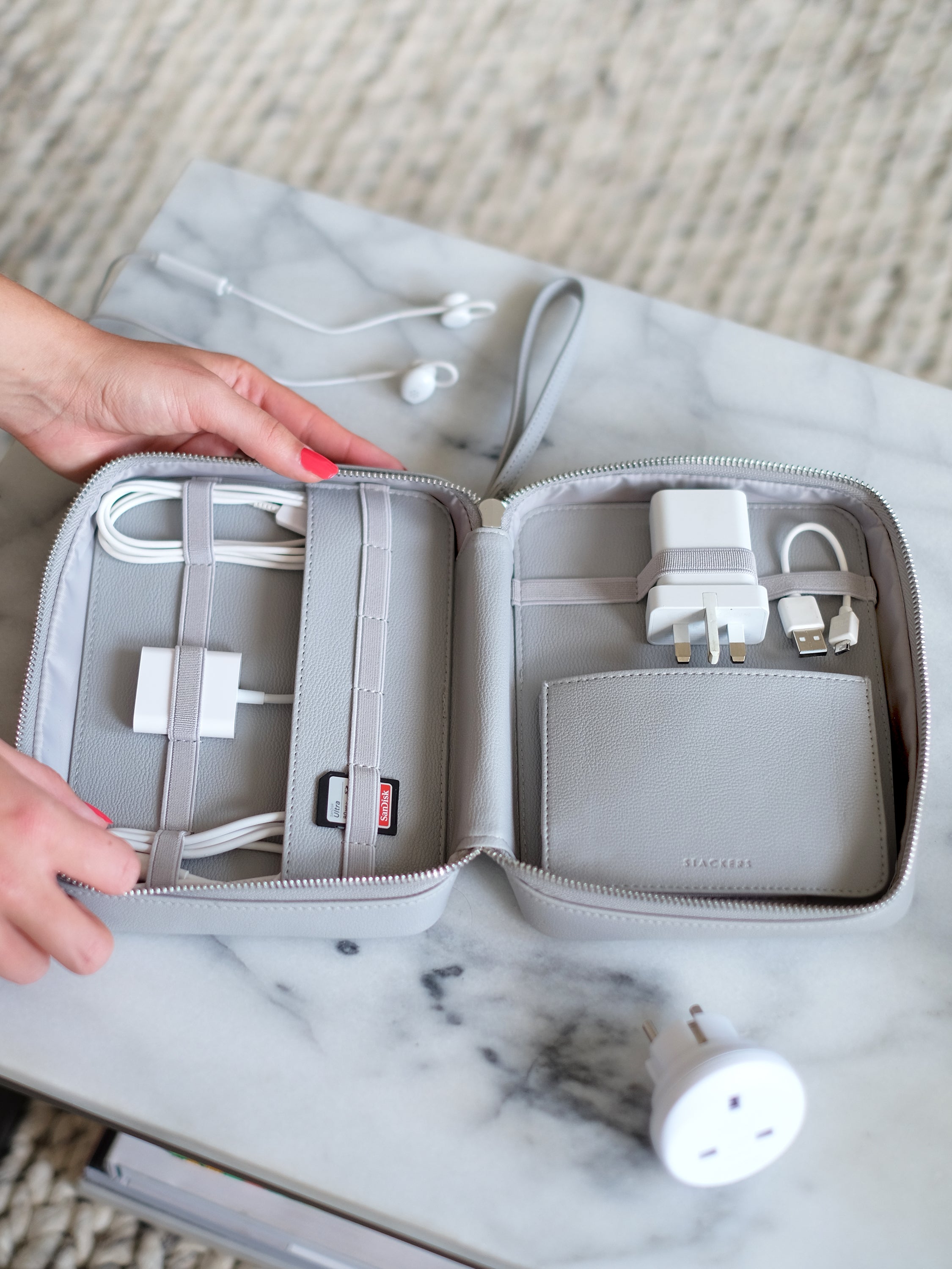 Stackers Stockage de câbles Gris