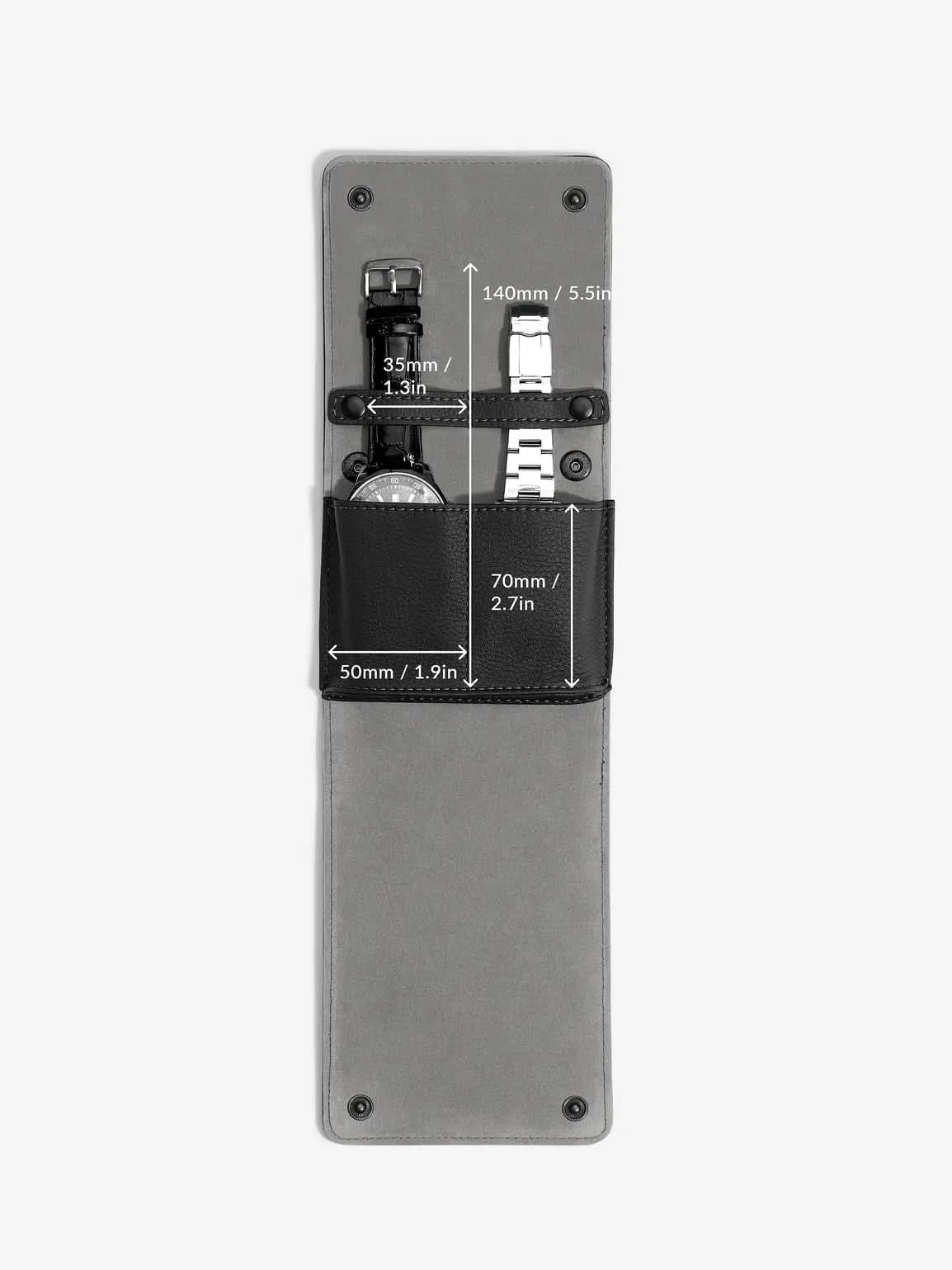 Stackers Horlogewikkel Zwart - Mystackers