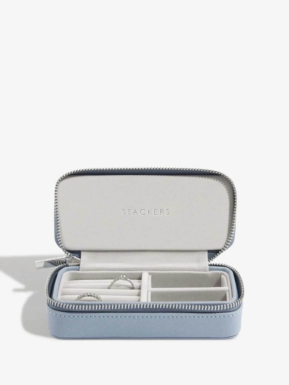 Stackers Medium Travel box Blauw - Mystackers