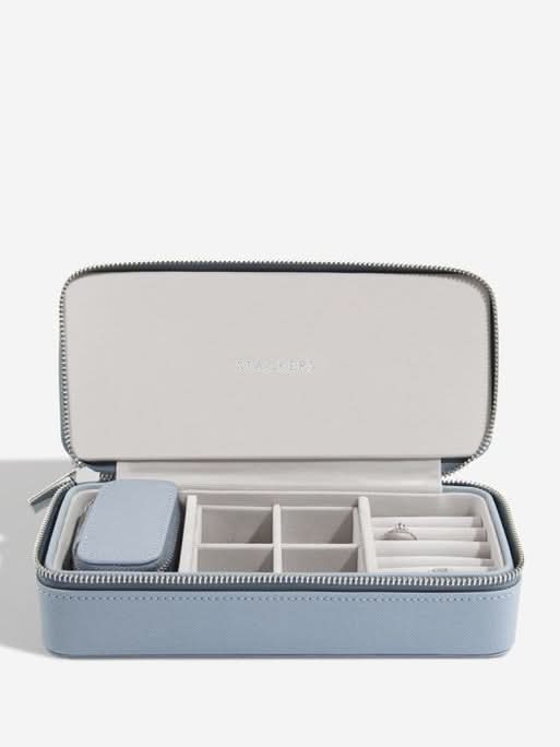 Stackers Large + Petite Travel Box Blauw - Mystackers
