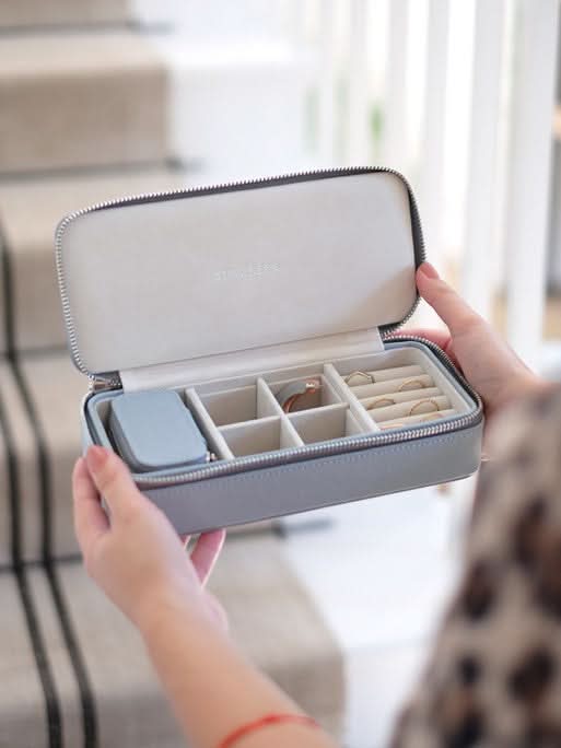 Stackers Large + Petite Travel Box Blauw - Mystackers