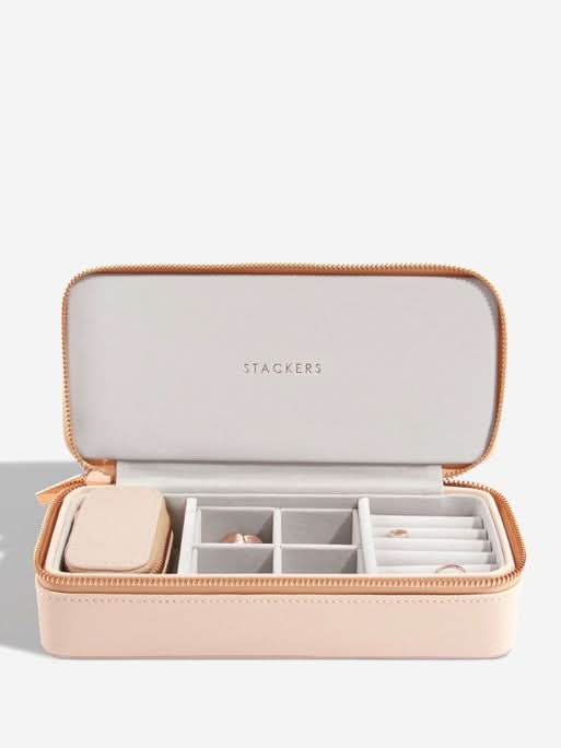 Stackers Large + Petite Travel Box Roze - Mystackers