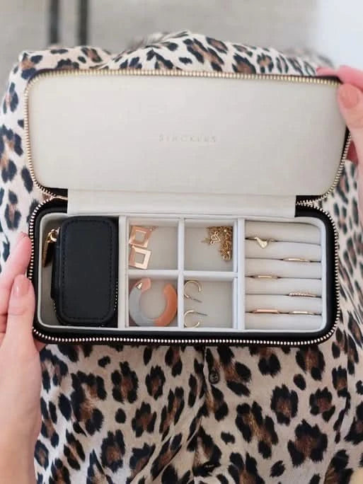 Stackers Large + Petite Travel Box Zwart - Mystackers