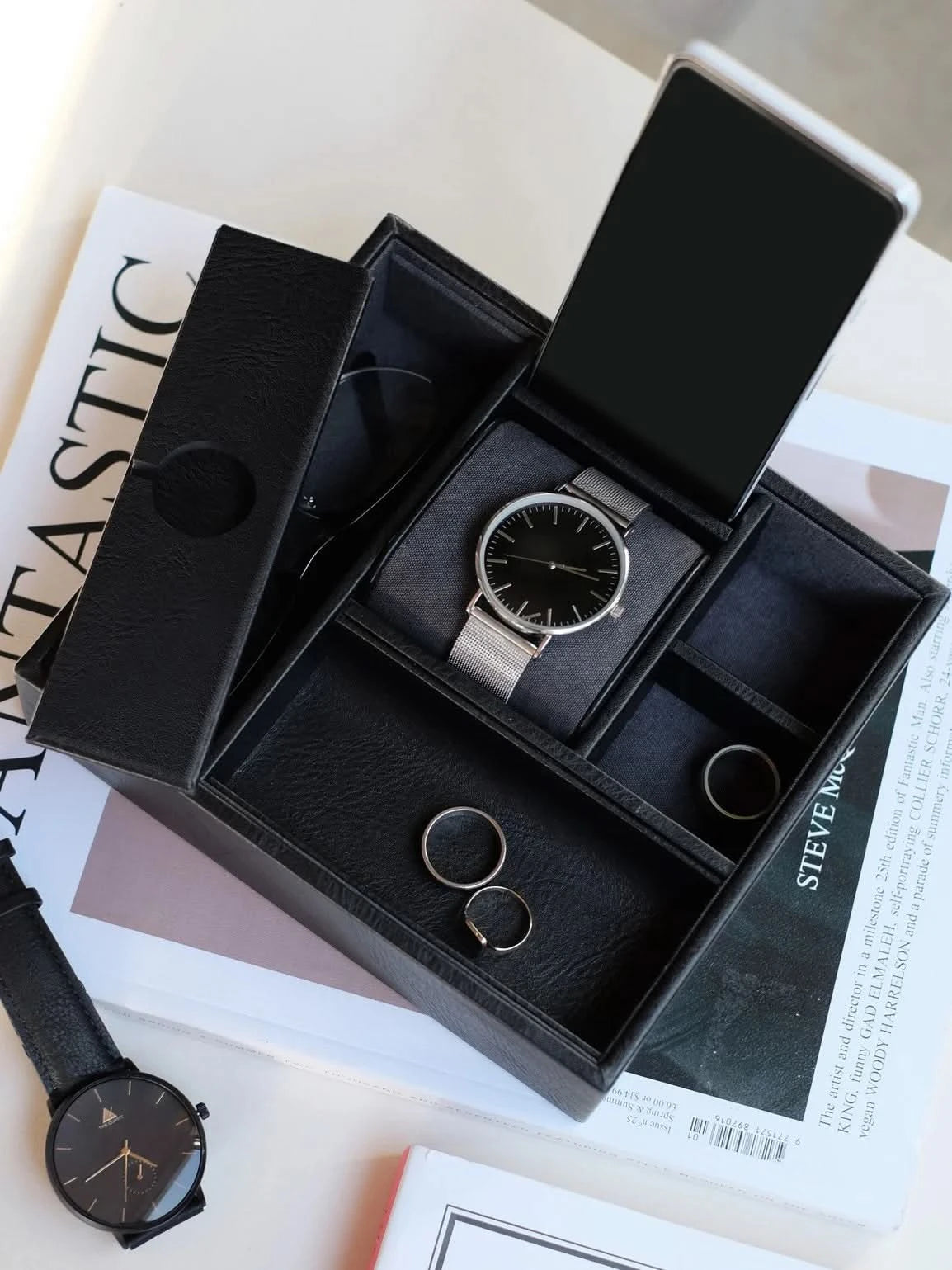 Stackers Smartphone Organizer Zwart - Mystackers