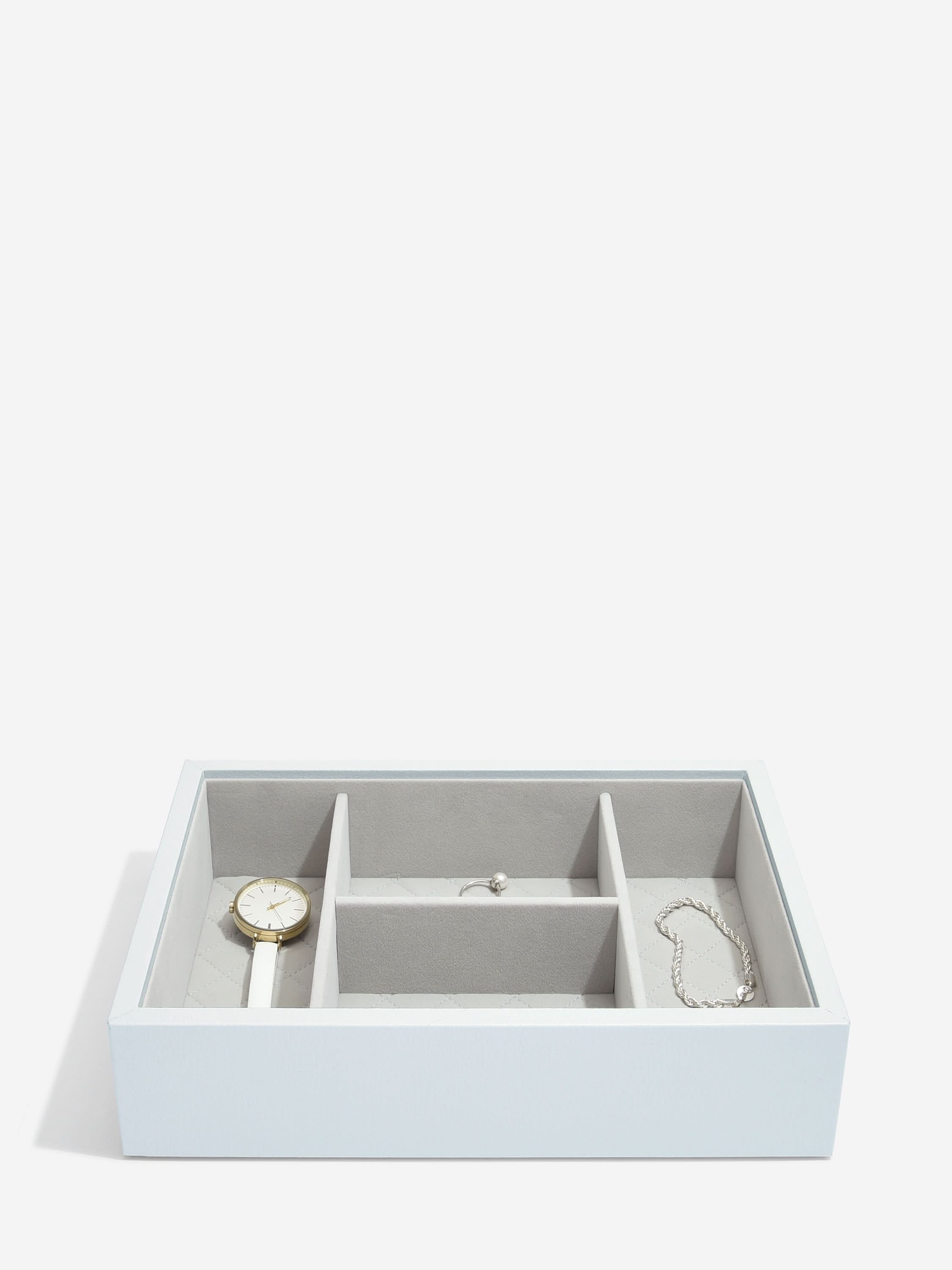 Stackers Leather Watch & Accessory Layer Blue