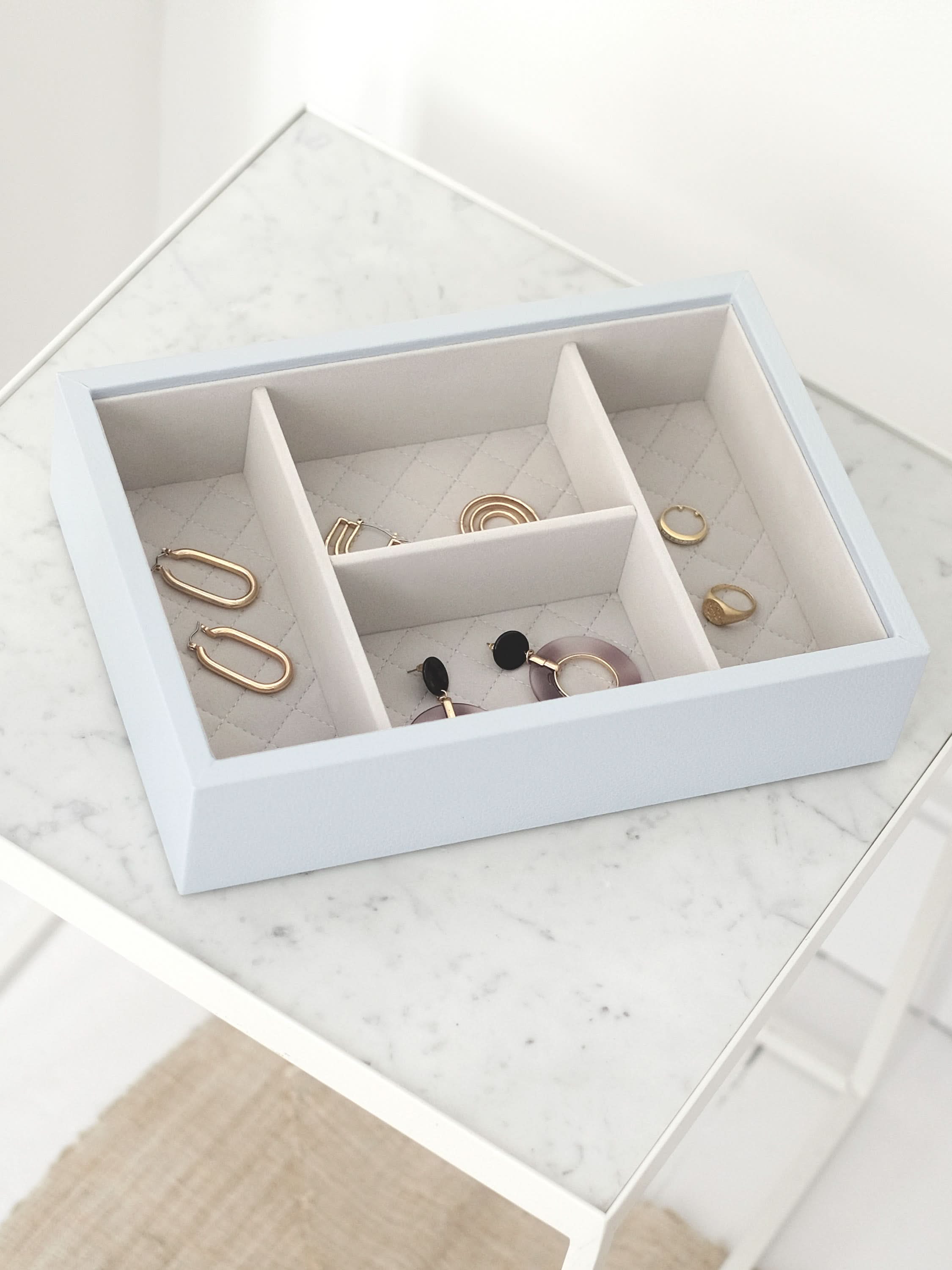 Stackers Leather Watch & Accessory Layer Blue