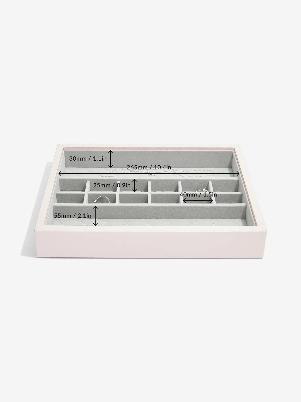 Stackers Leather Jewellery Layer Pink
