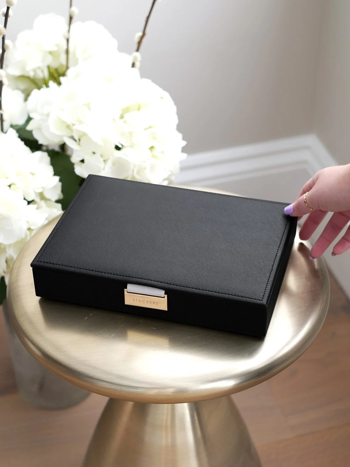 Stackers Lid for Classic Jewellery Box Black