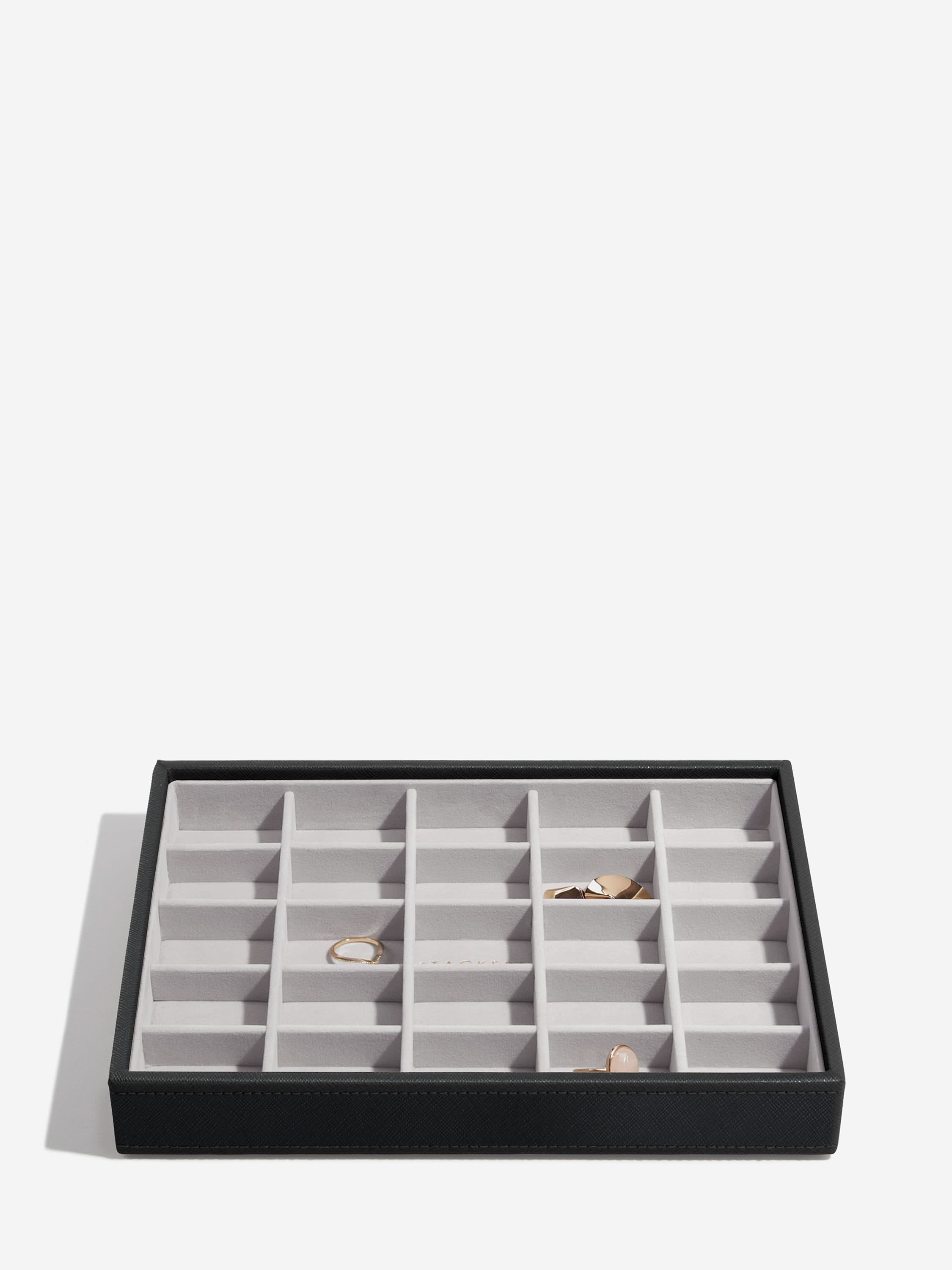 Stackers Klassieke Juwelendoos Set van 3 Zwart - Mystackers