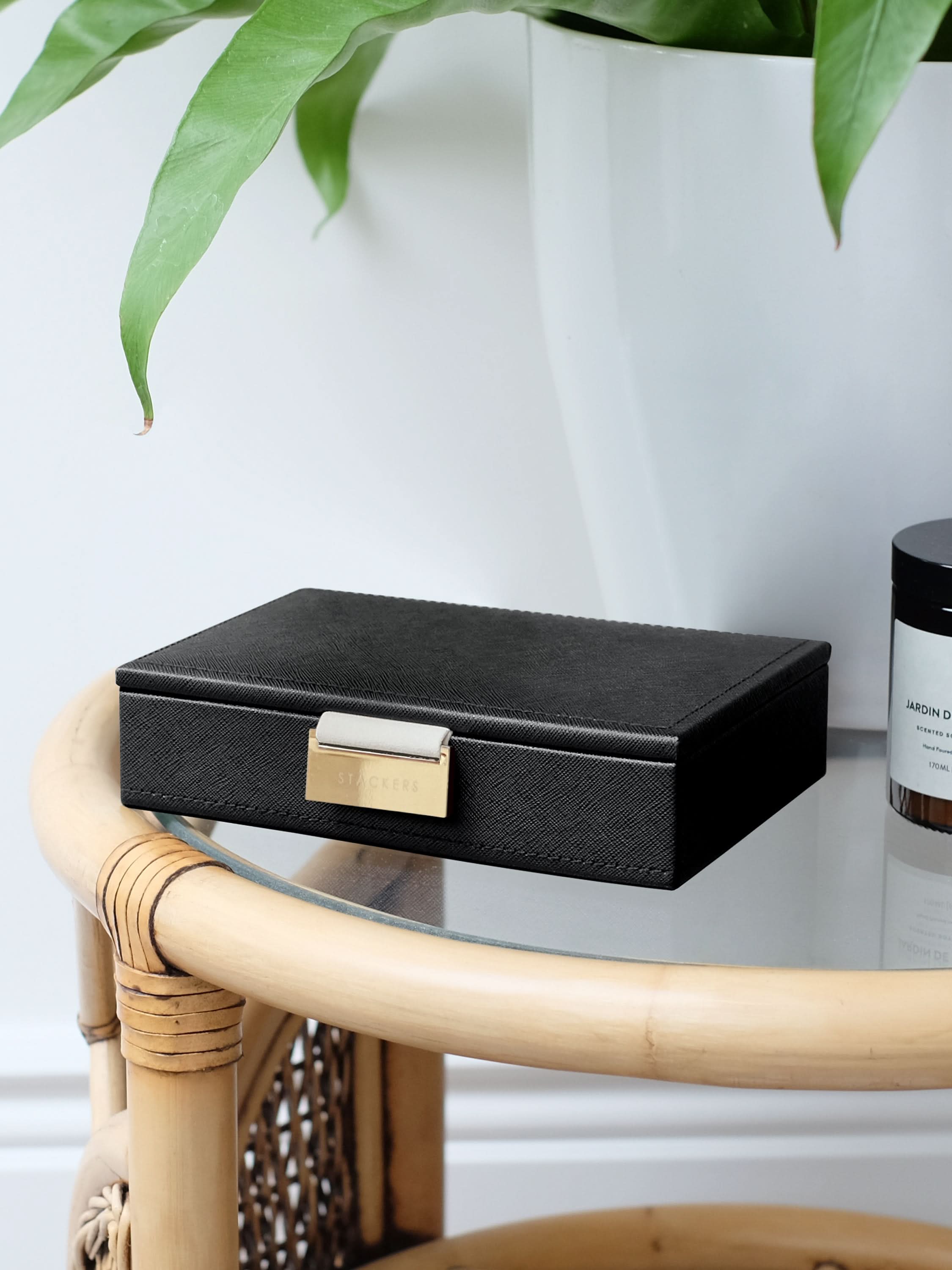 Stackers Deksel voor Mini Juwelendoos Zwart - Mystackers