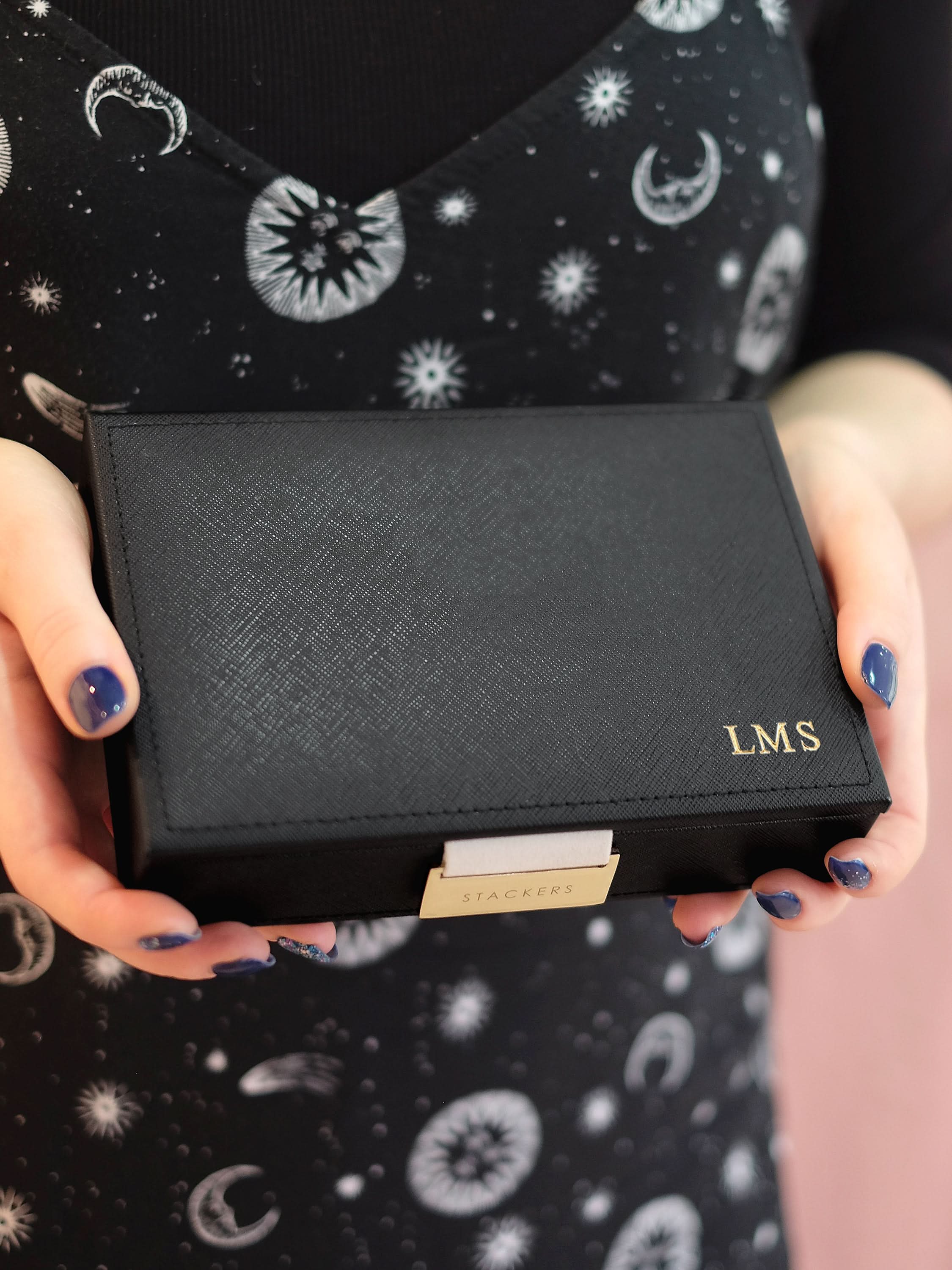 Stackers Deksel voor Mini Juwelendoos Zwart - Mystackers