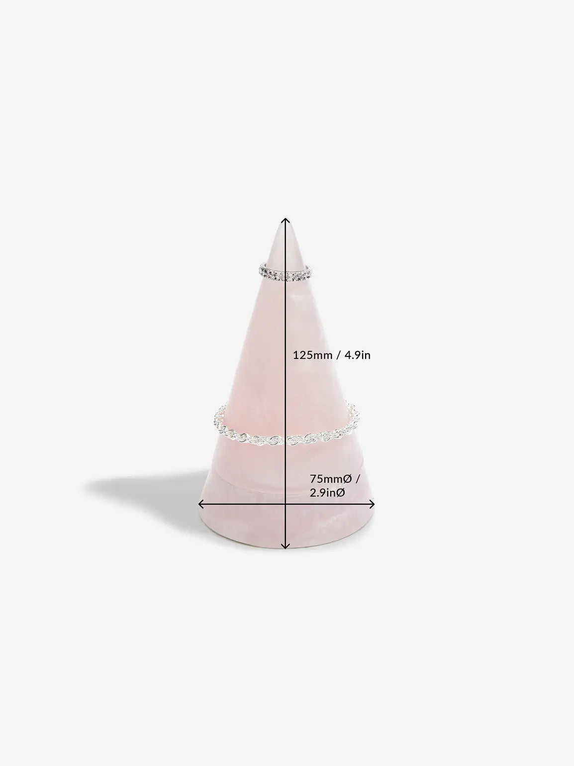 Stackers Cone Roze Quartz - Mystackers