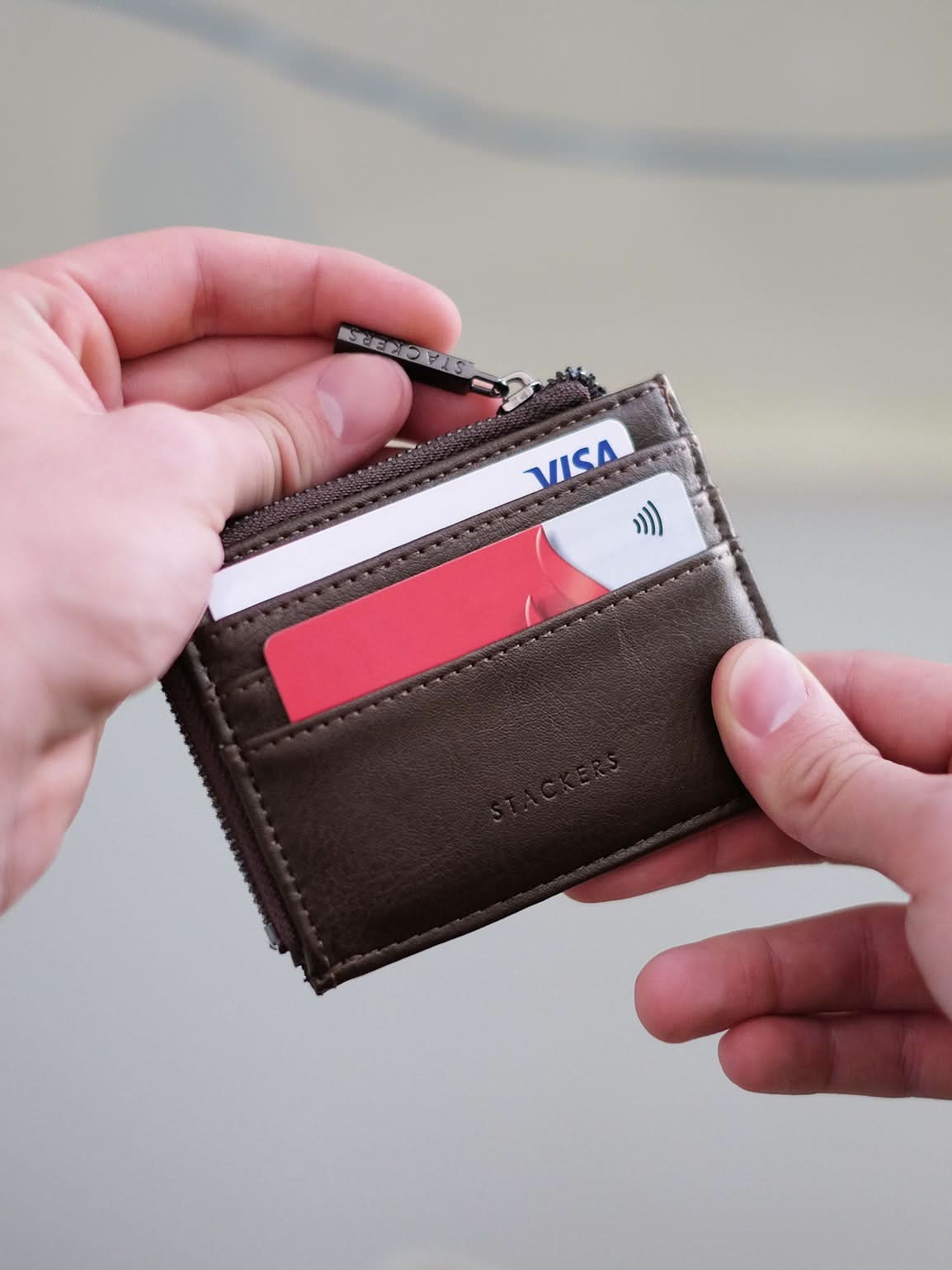 Stackers ID-houder Bruin - Mystackers