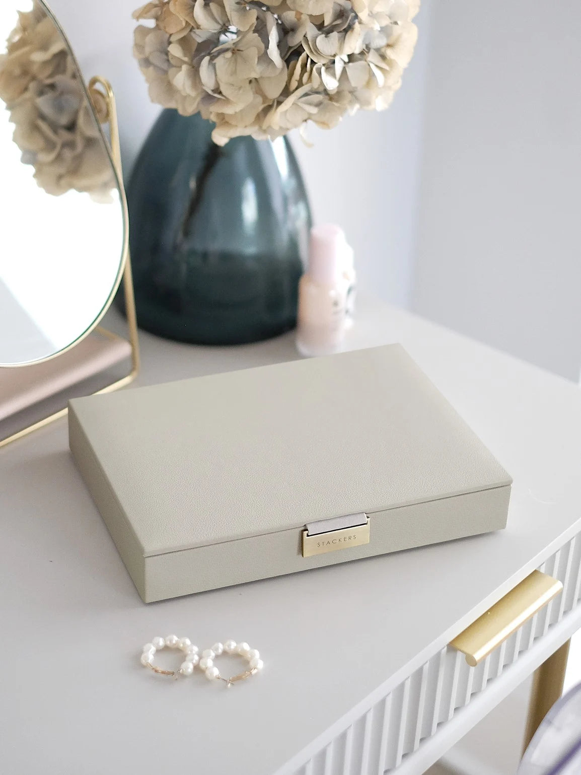 Stackers Lid for Classic Jewellery Box Oatmeal