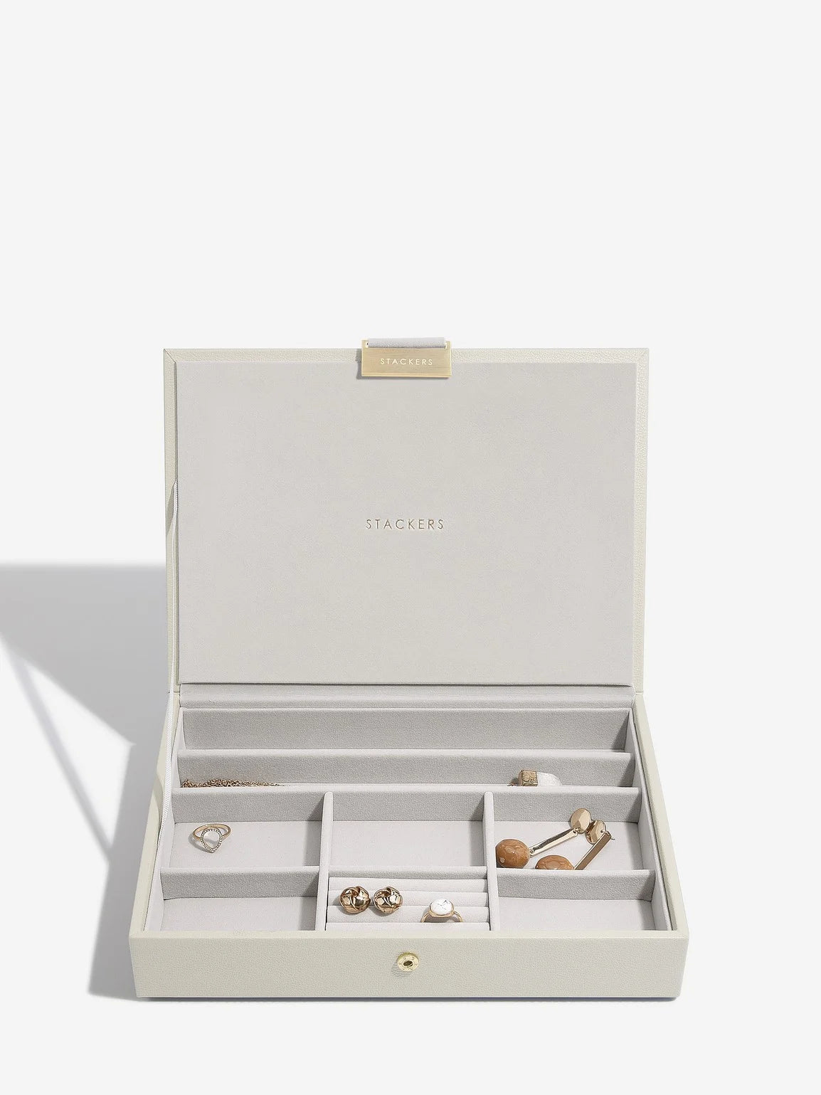Stackers Classic Boîte à Bijoux Lot de 4 Avoine