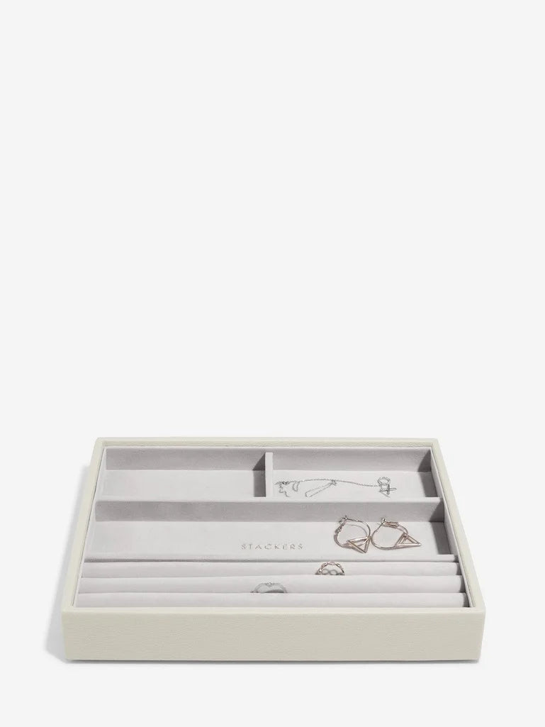 Stackers Classic Boîte à Bijoux Lot de 4 Avoine