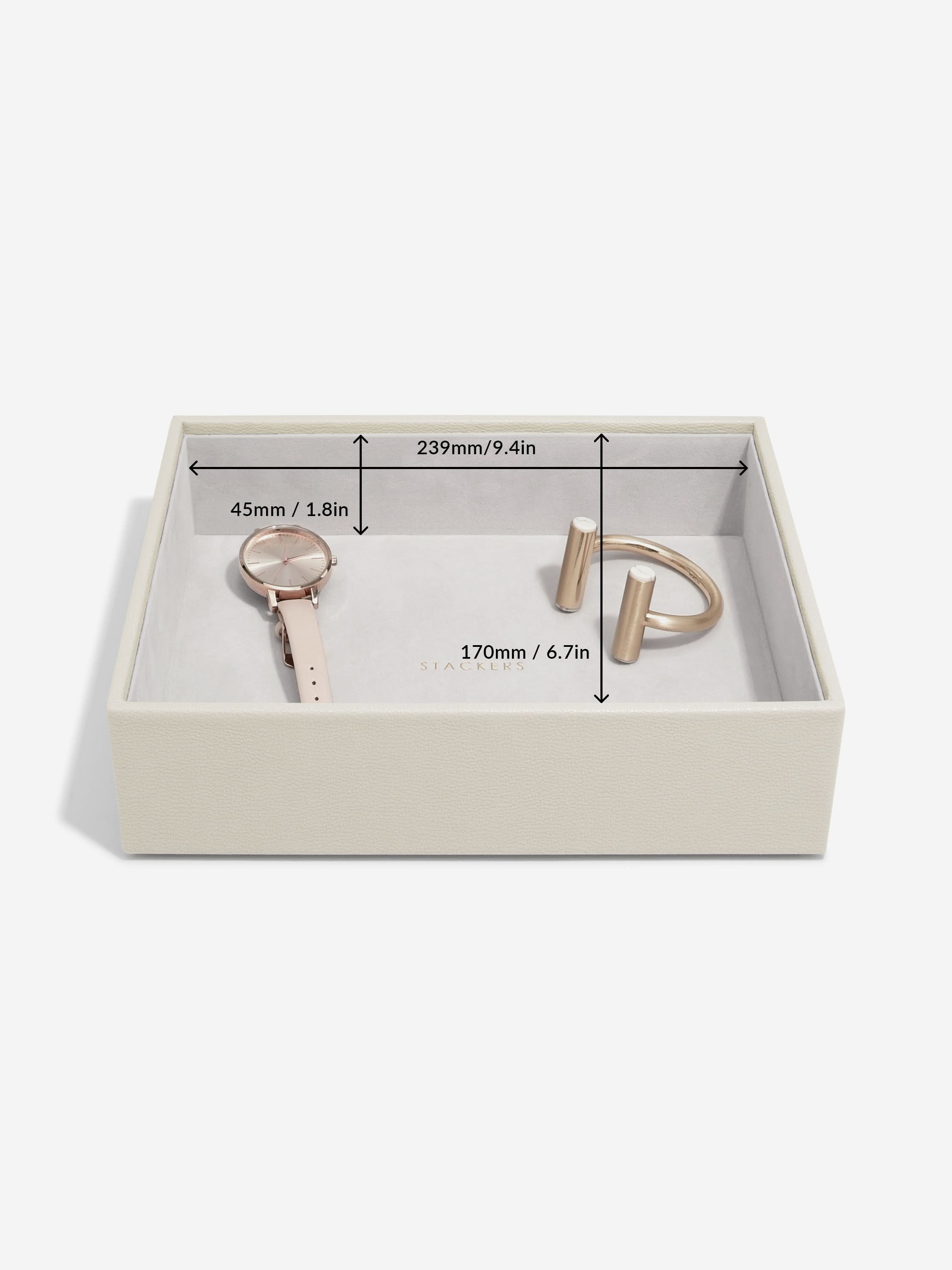 Stackers Klassieke Juwelendoos Set van 5 Havermout - Mystackers