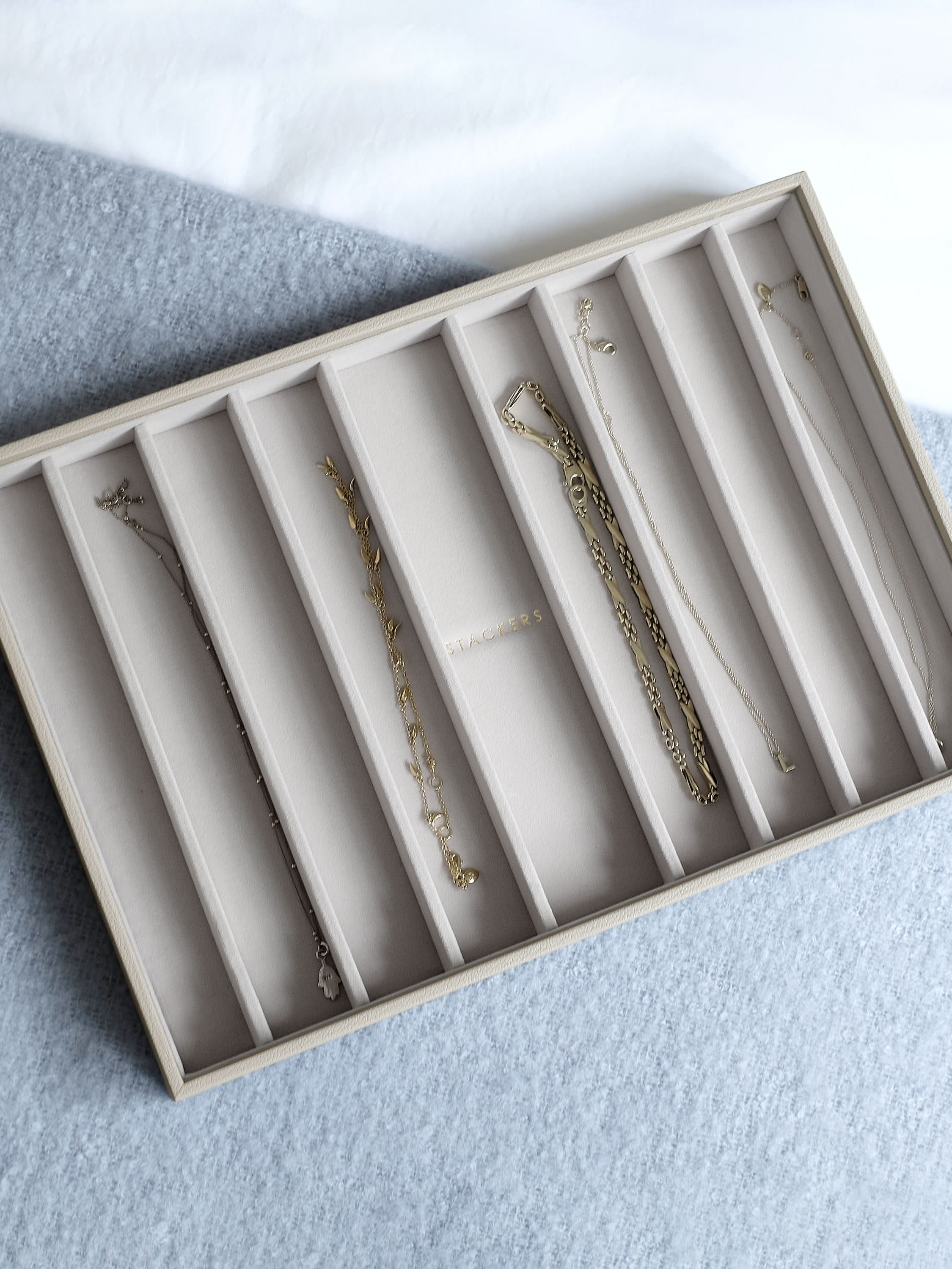 Stackers XL Necklace Layer Oatmeal