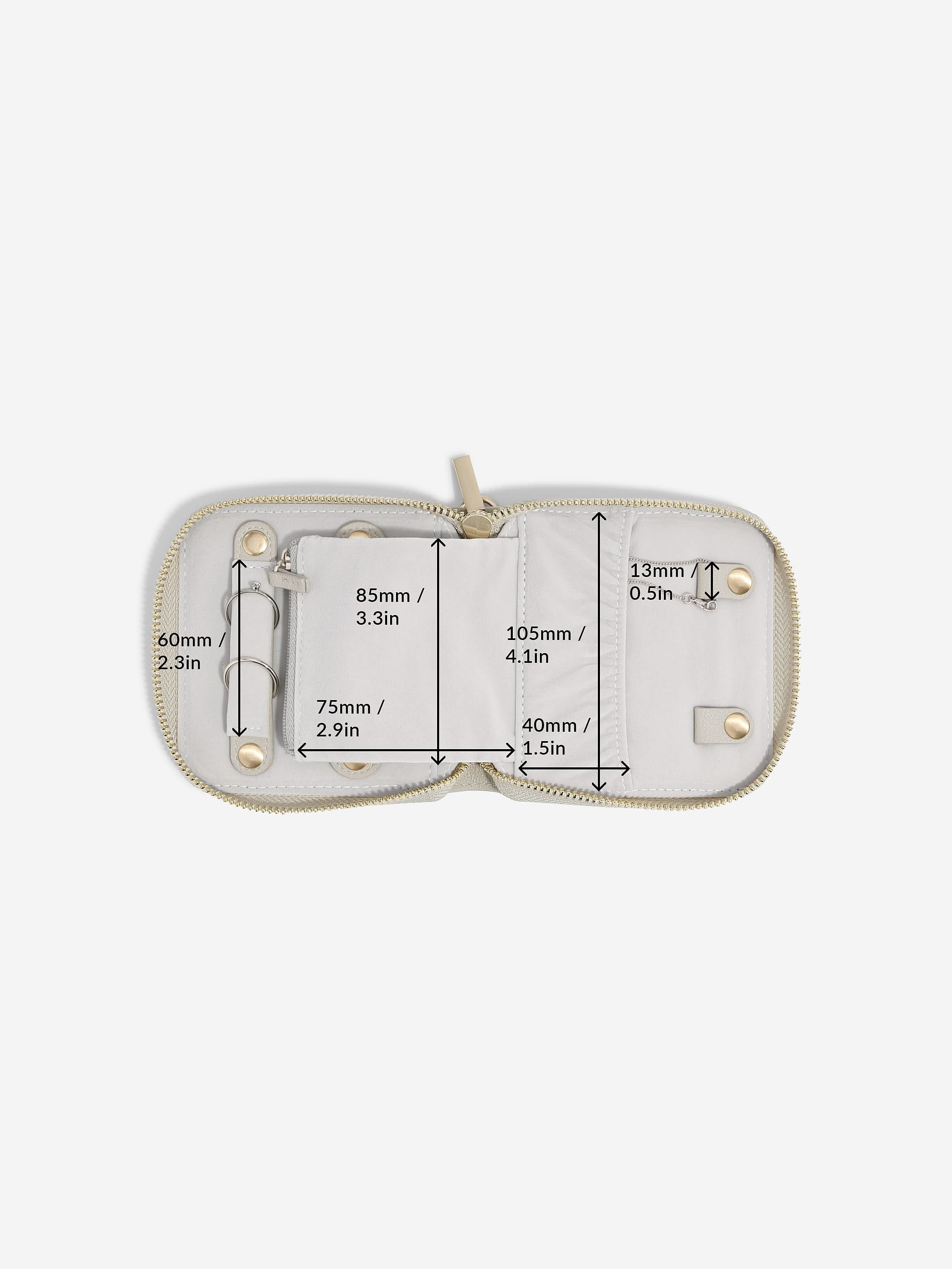 Stackers Compact Jewellery Roll Havermout - Mystackers