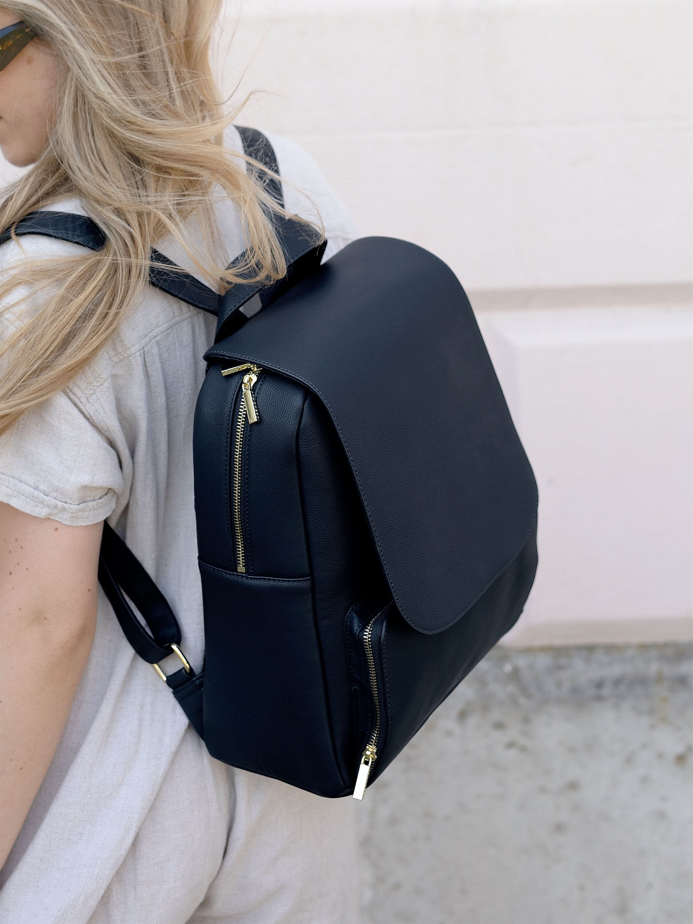 Stackers Backpack Navy Blue