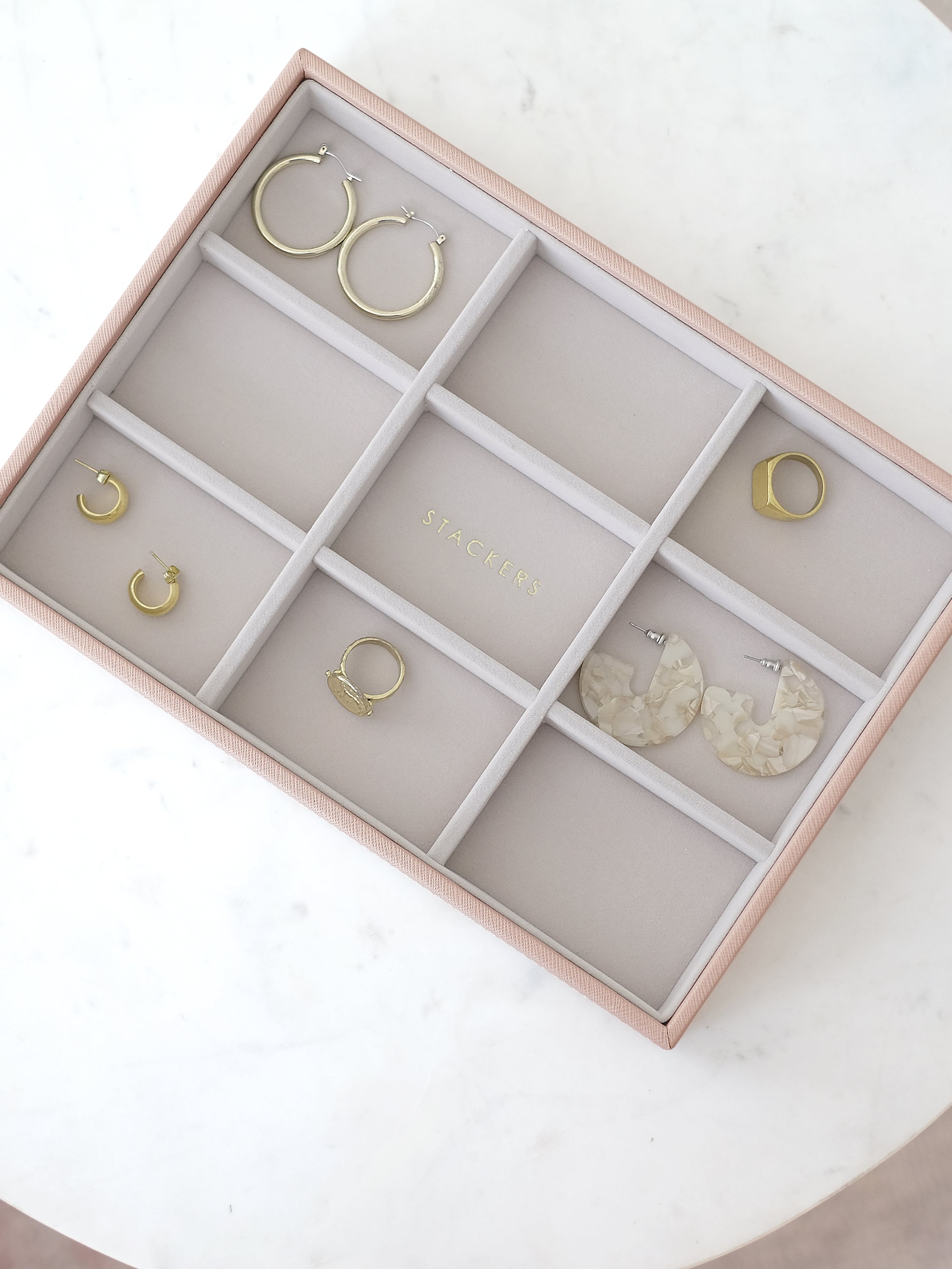 Stackers Standard Jewellery Layer for Classic Jewellery Box Pink