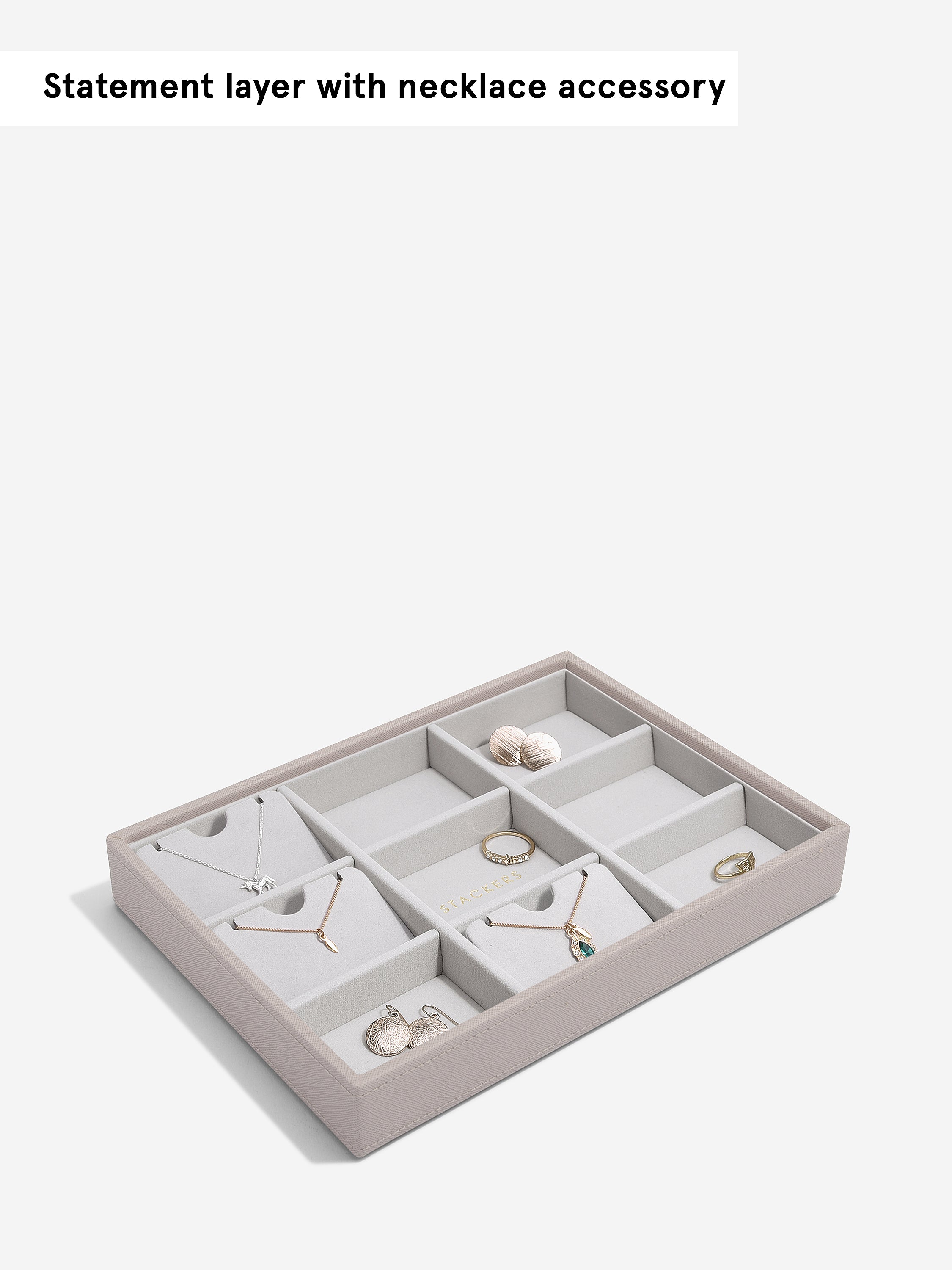 Stackers Standard Jewellery Layer for Classic Jewellery Box Taupe