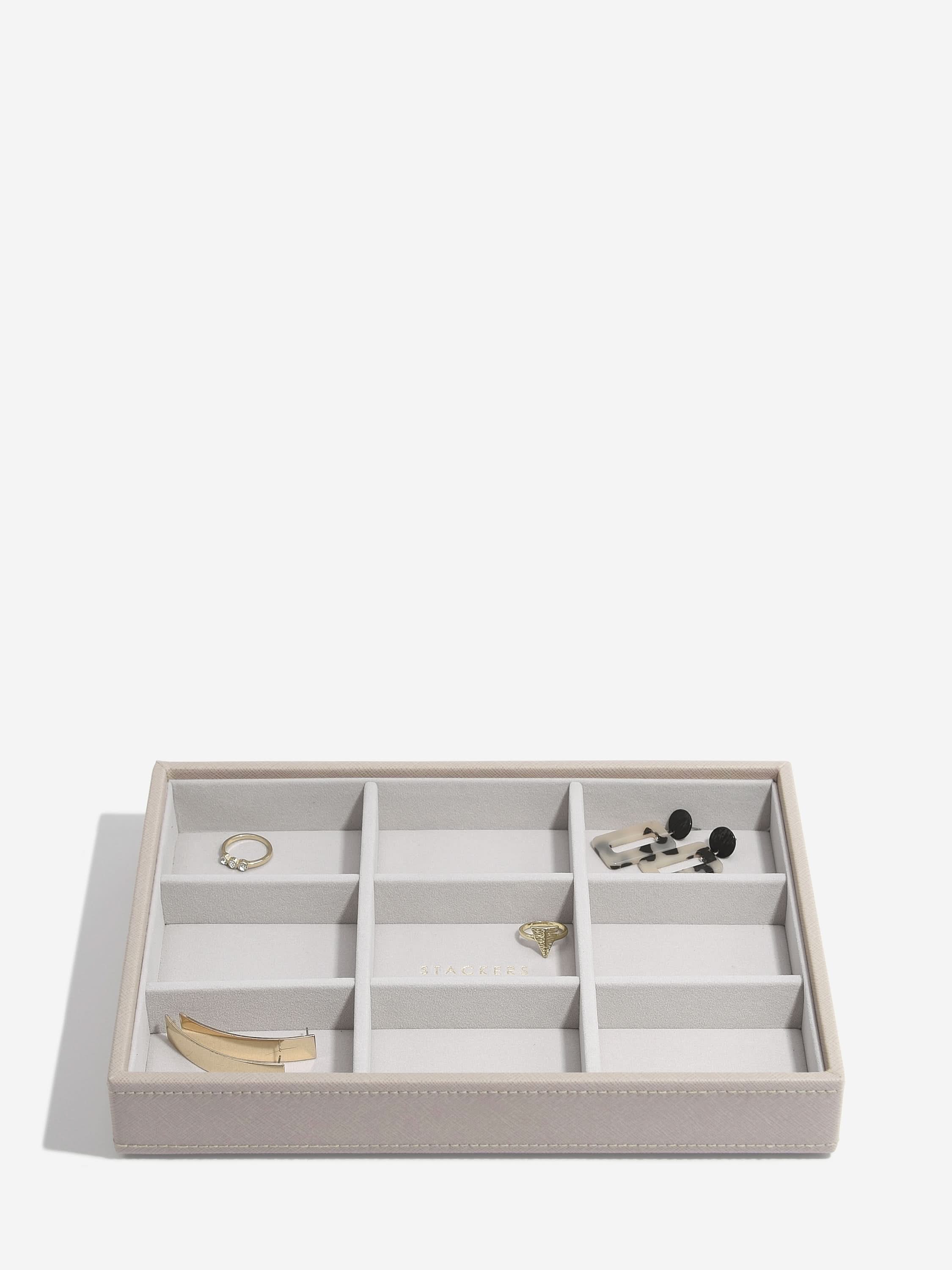 Stackers standaard Sieradenlaag voor Klassieke Juwelendoos Taupe - Mystackers