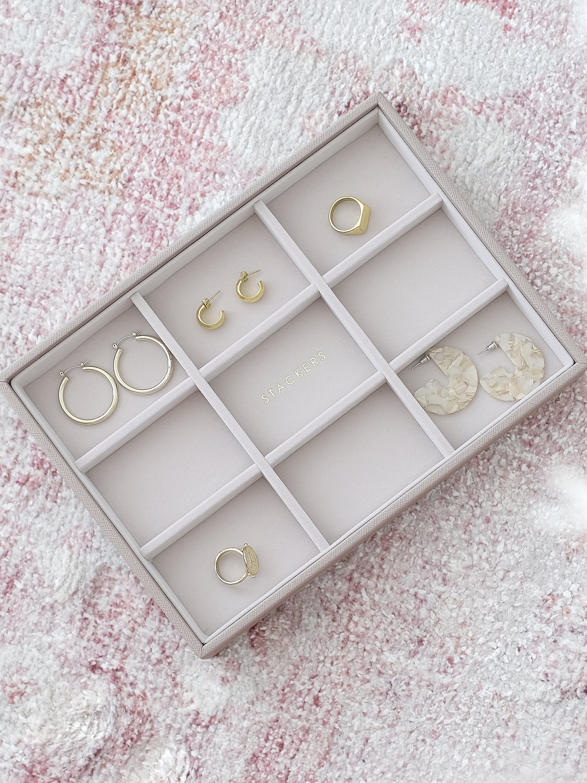 Stackers Standard Jewellery Layer for Classic Jewellery Box Taupe