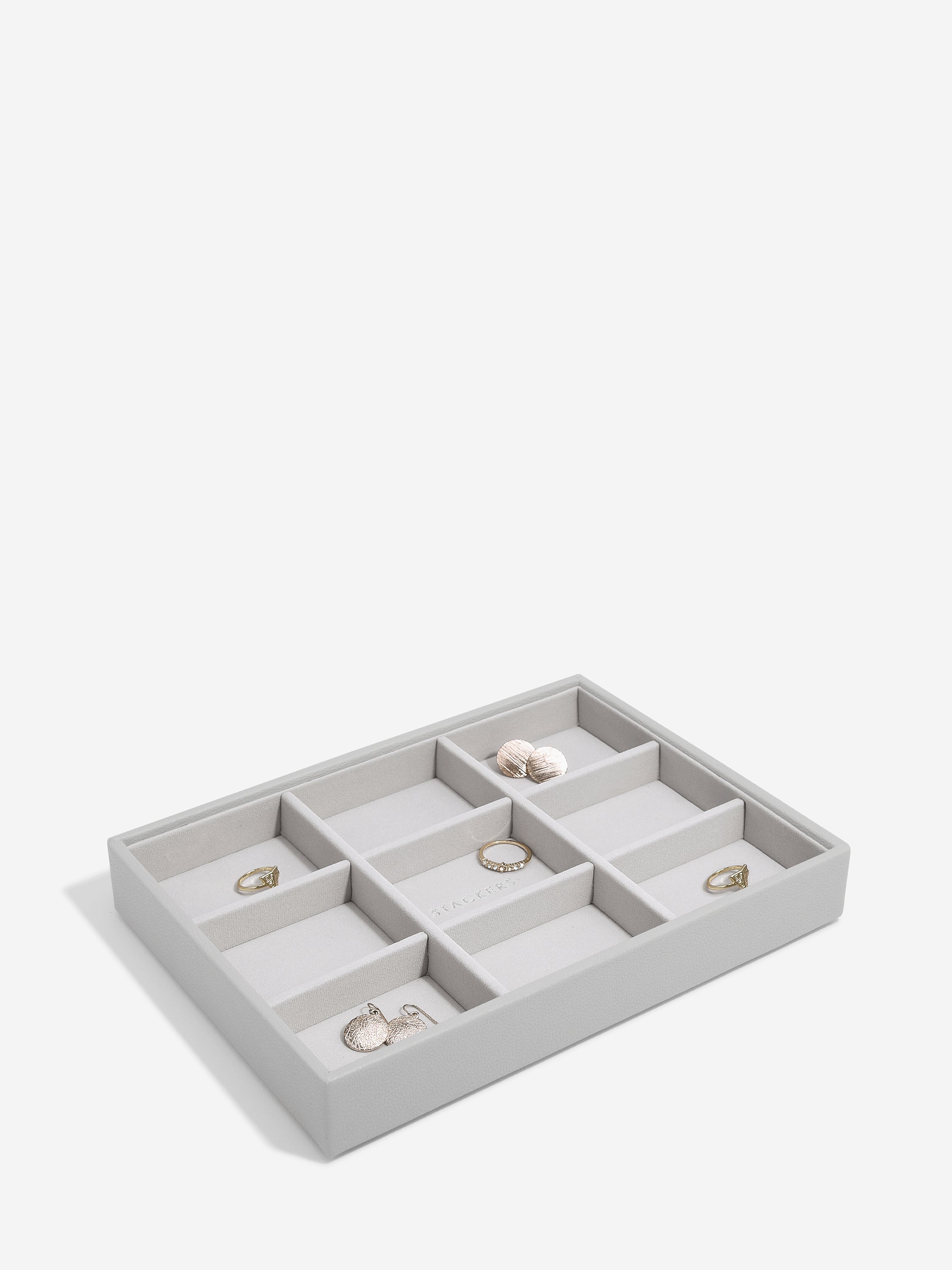 Stackers Standard Jewellery Layer for Classic Jewellery Box Grey
