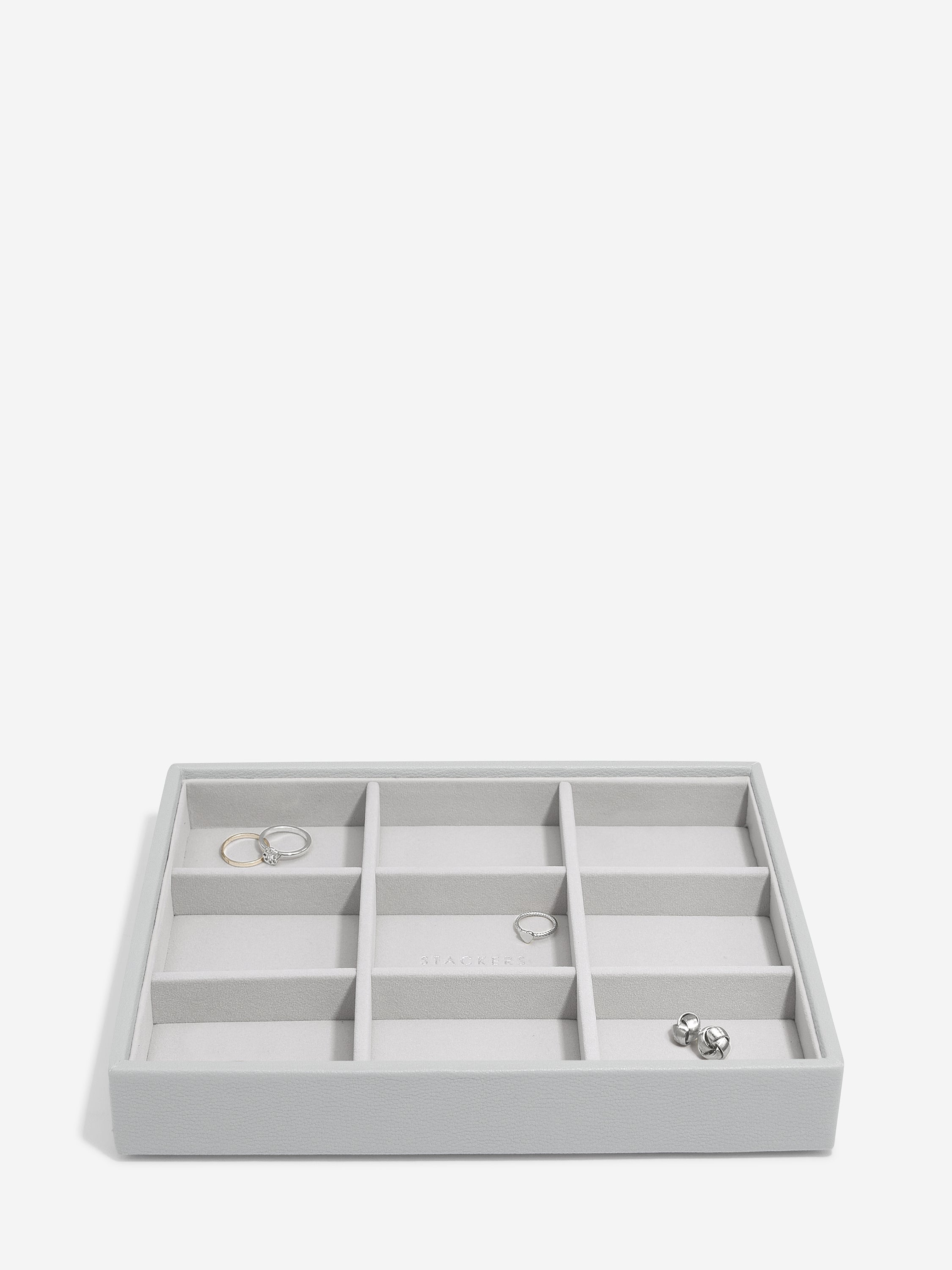 Stackers Standard Jewellery Layer for Classic Jewellery Box Grey