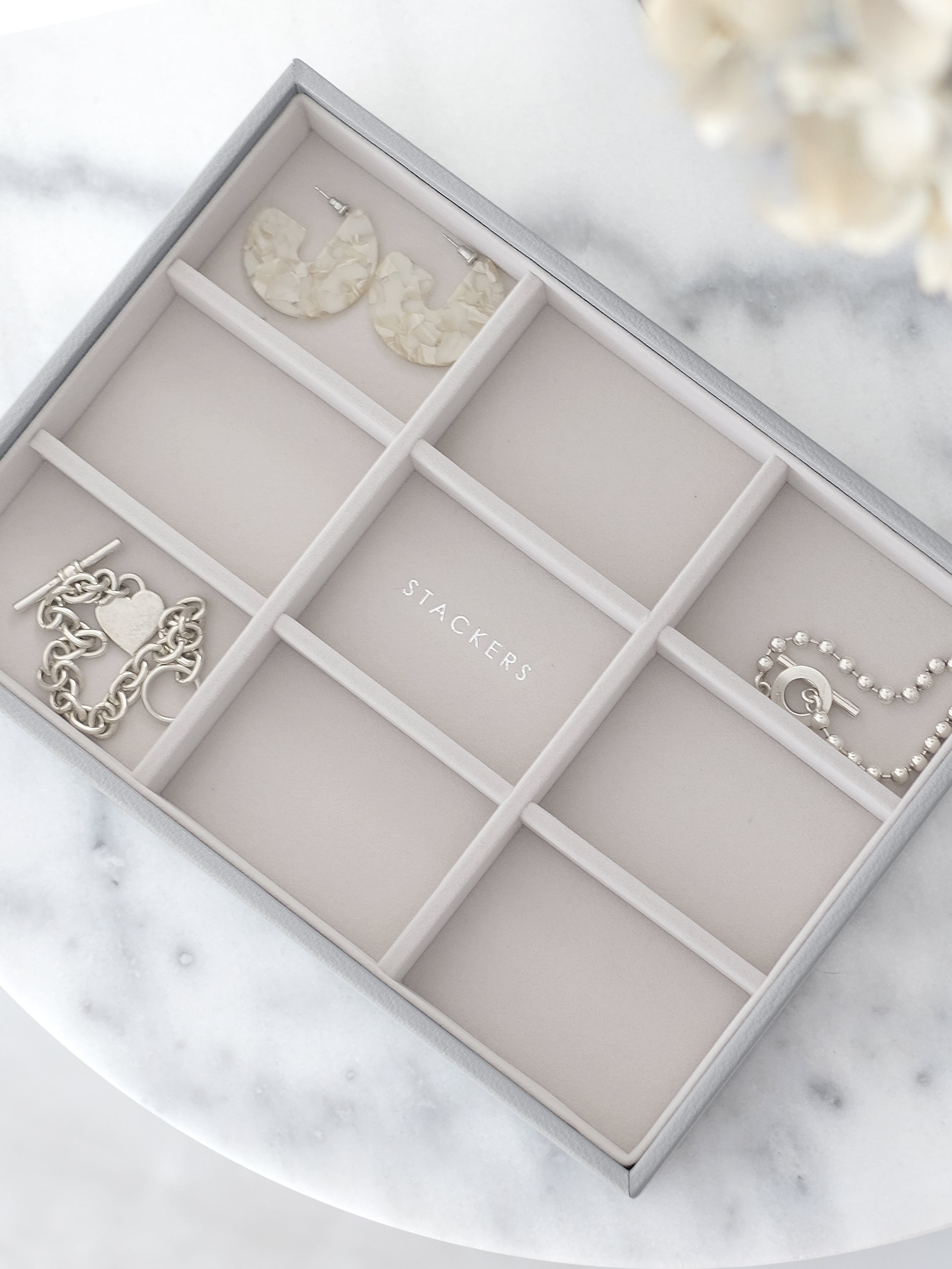 Stackers Standard Jewellery Layer for Classic Jewellery Box Grey