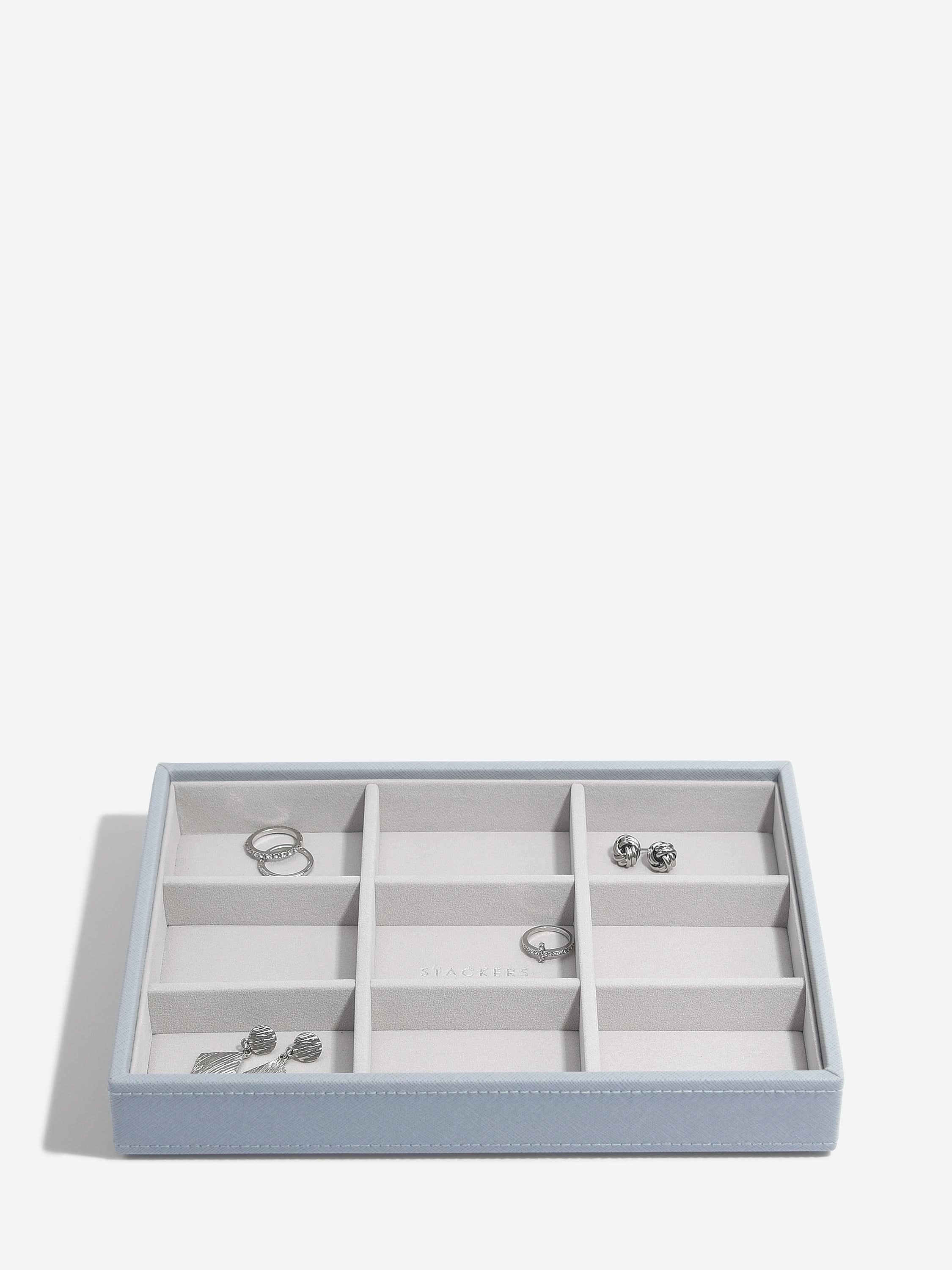 Stackers standaard Sieradenlaag voor Klassieke Juwelendoos Blauw - Mystackers