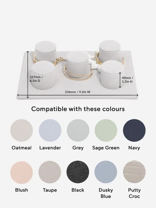 Stackers Armbandenhouder Grijs - Mystackers