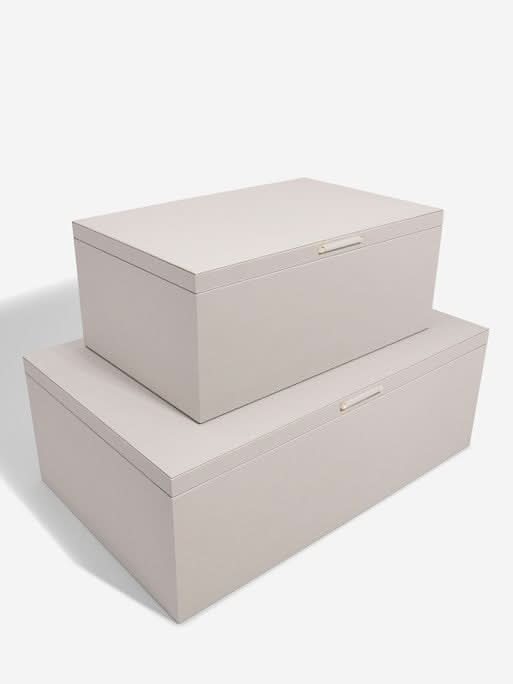 Stackers Opbergdozenset van twee Taupe - Mystackers