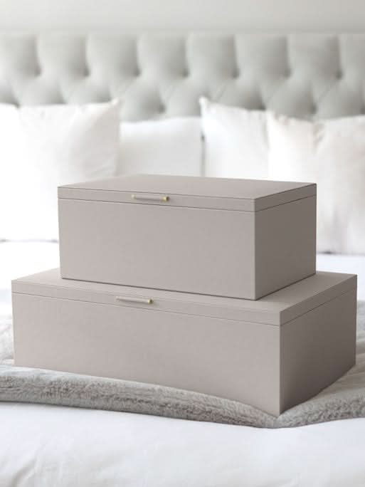 Stackers Opbergdozenset van twee Taupe - Mystackers