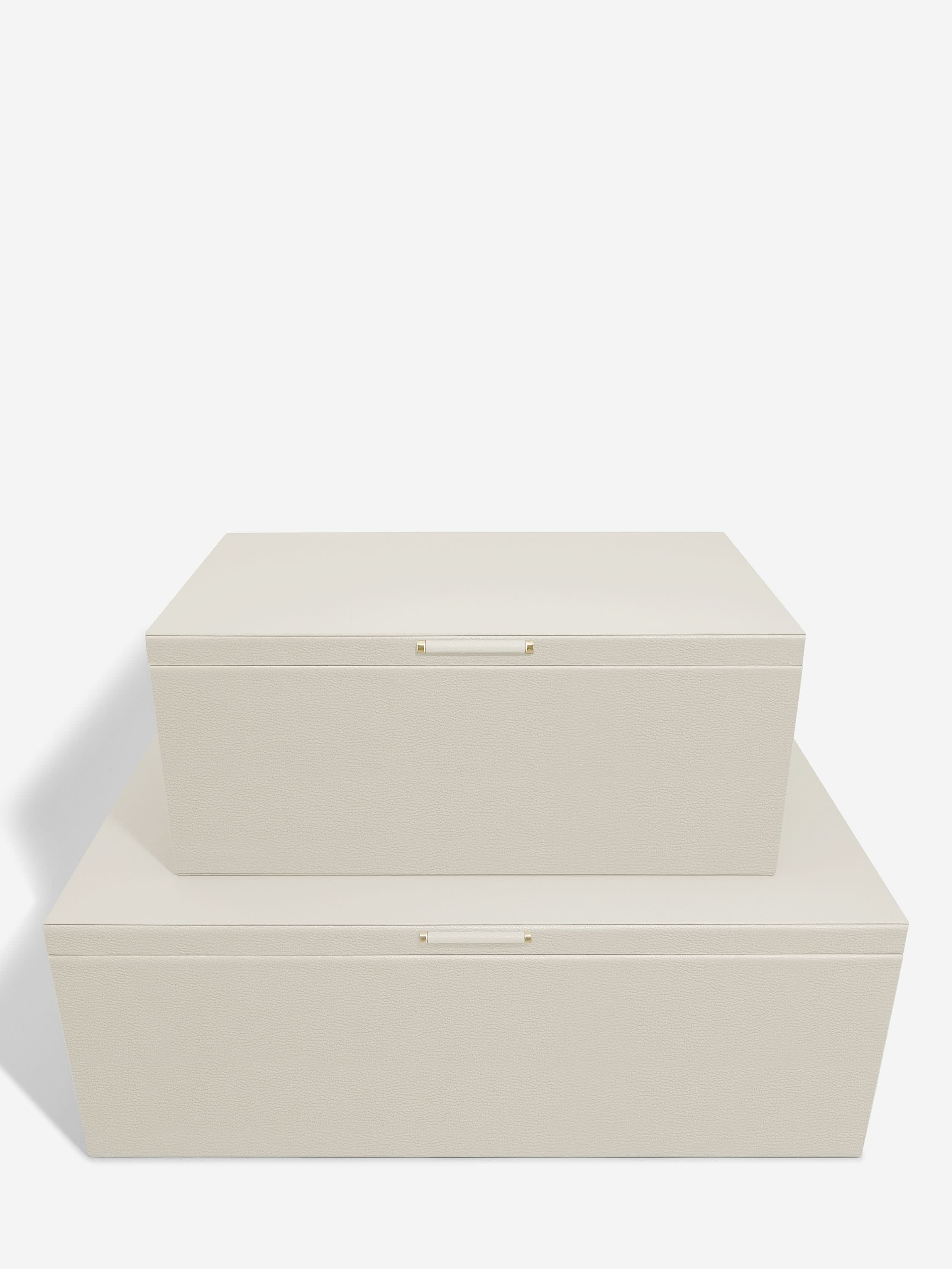 Stackers Storage Box Set of Two Oatmeal