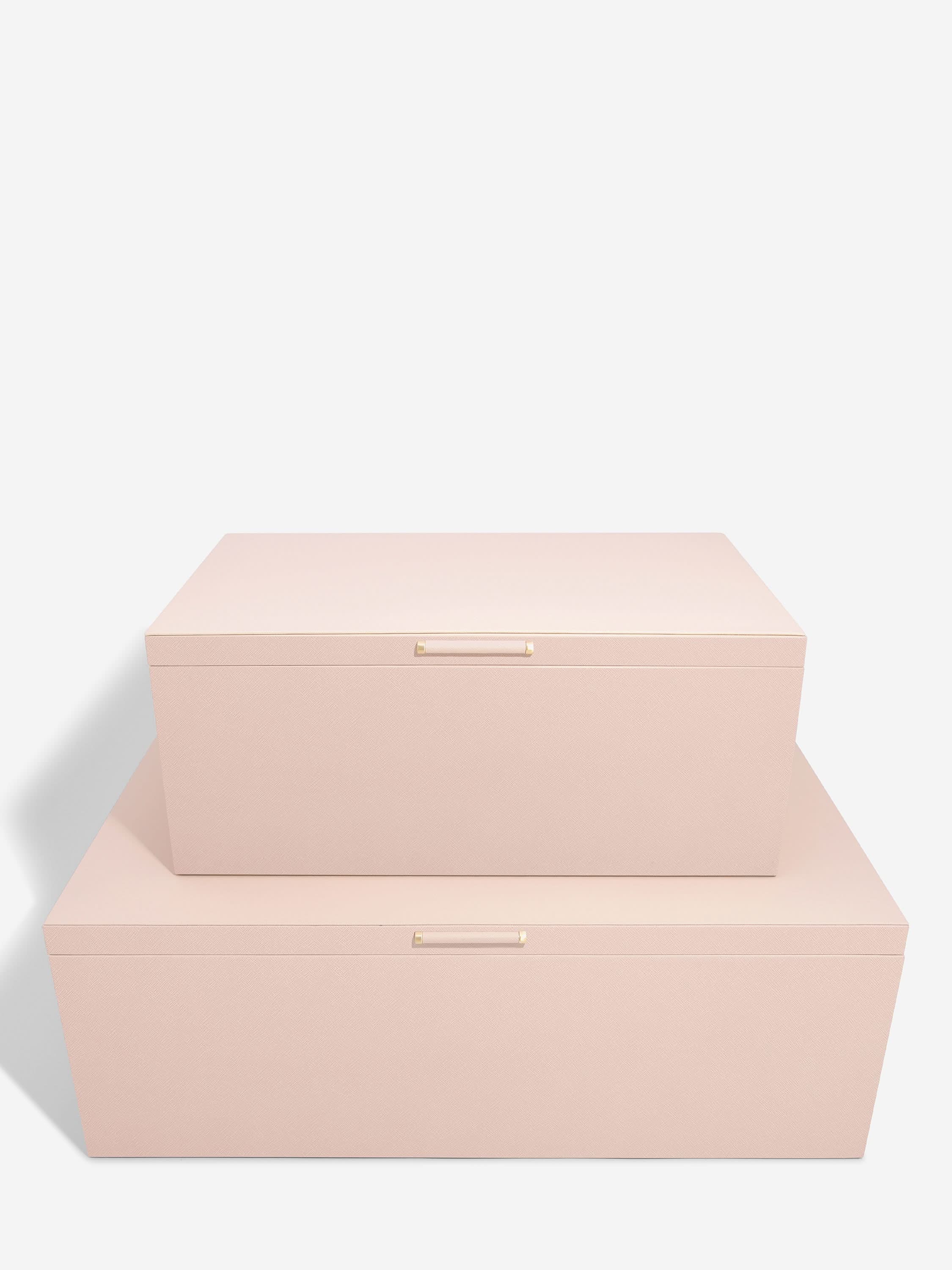 Stackers Storage Box Set of Two Pink