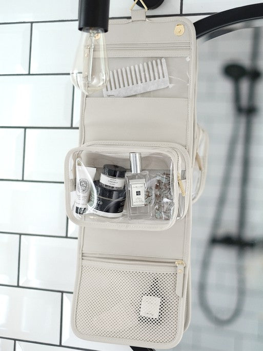 Stackers kleine hangende Toilettas Havermout - Mystackers