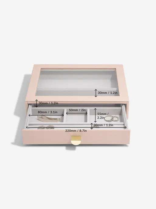 Stackers Klassieke Display Juwelendoos Set van 2 Roze - Mystackers