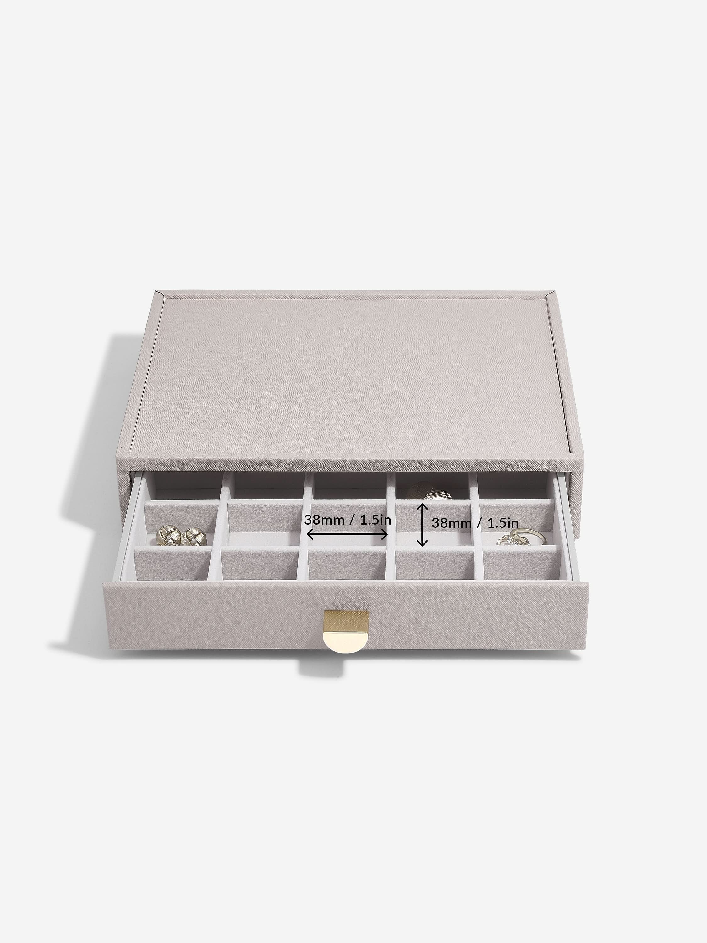 Stackers kleine Sieradenlade voor Klassieke Display Juwelendoos Taupe - Mystackers
