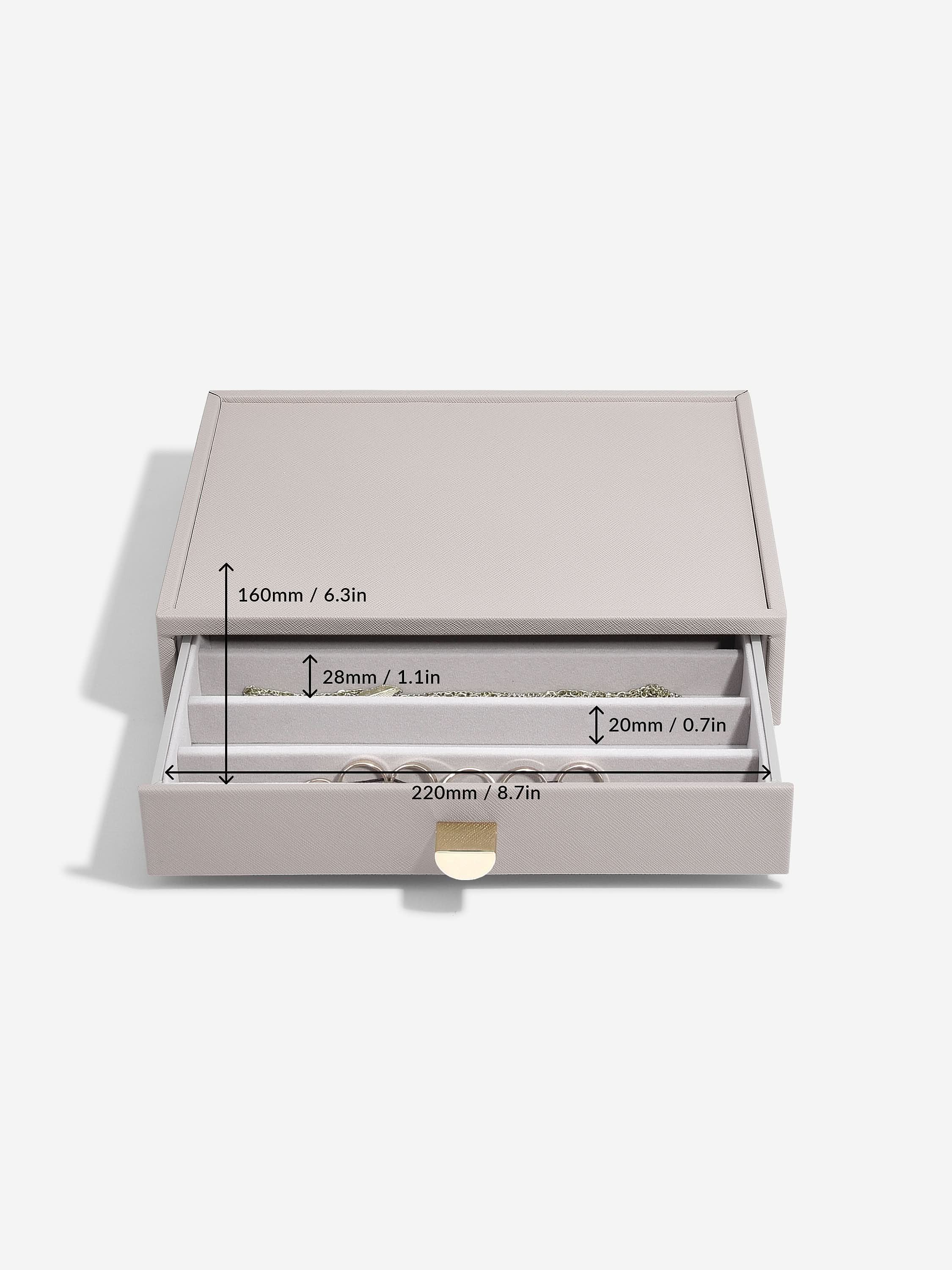 Stackers Halskettingenlade voor Klassieke Display Juwelendoos Taupe - Mystackers