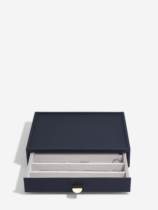 Stackers Halskettingenlade voor Klassieke Display Juwelendoos Marineblauw - Mystackers