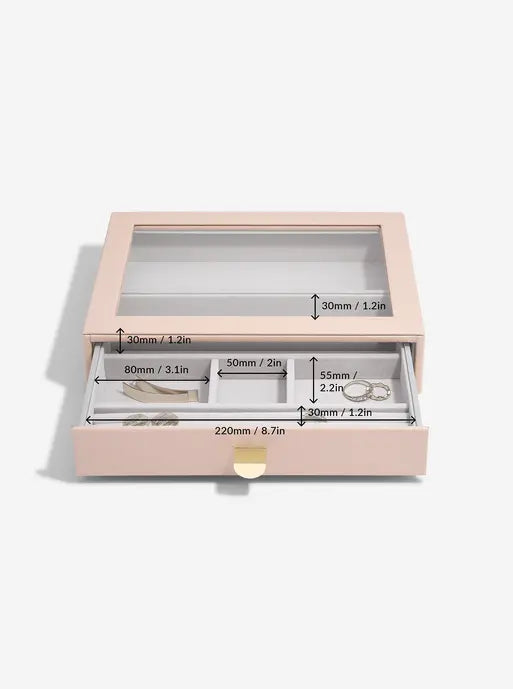 Stackers Klassieke Display Juwelendoos Set van 3 Roze - Mystackers